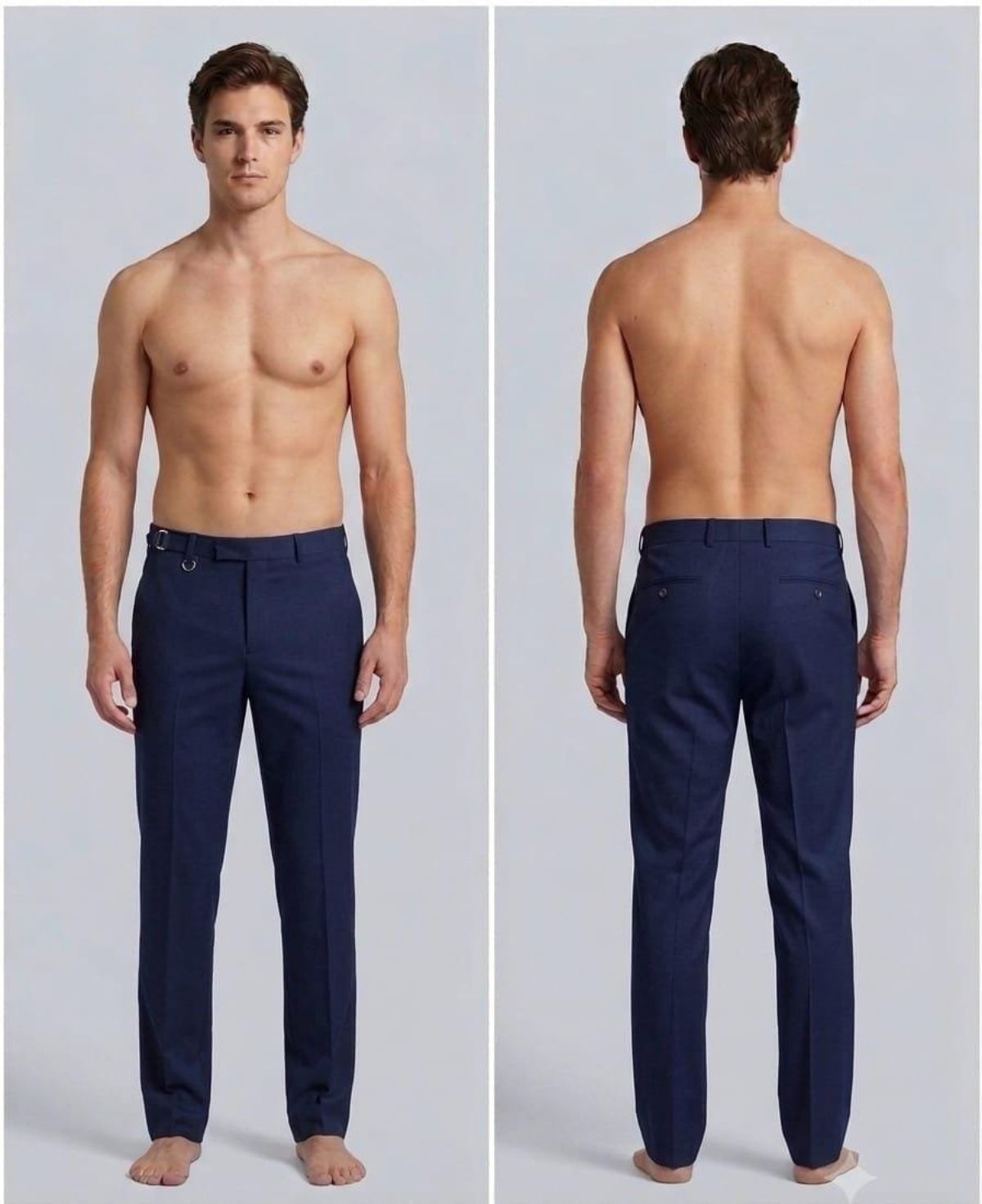 KRX Men's Formal Polofit Pants - HL-22
