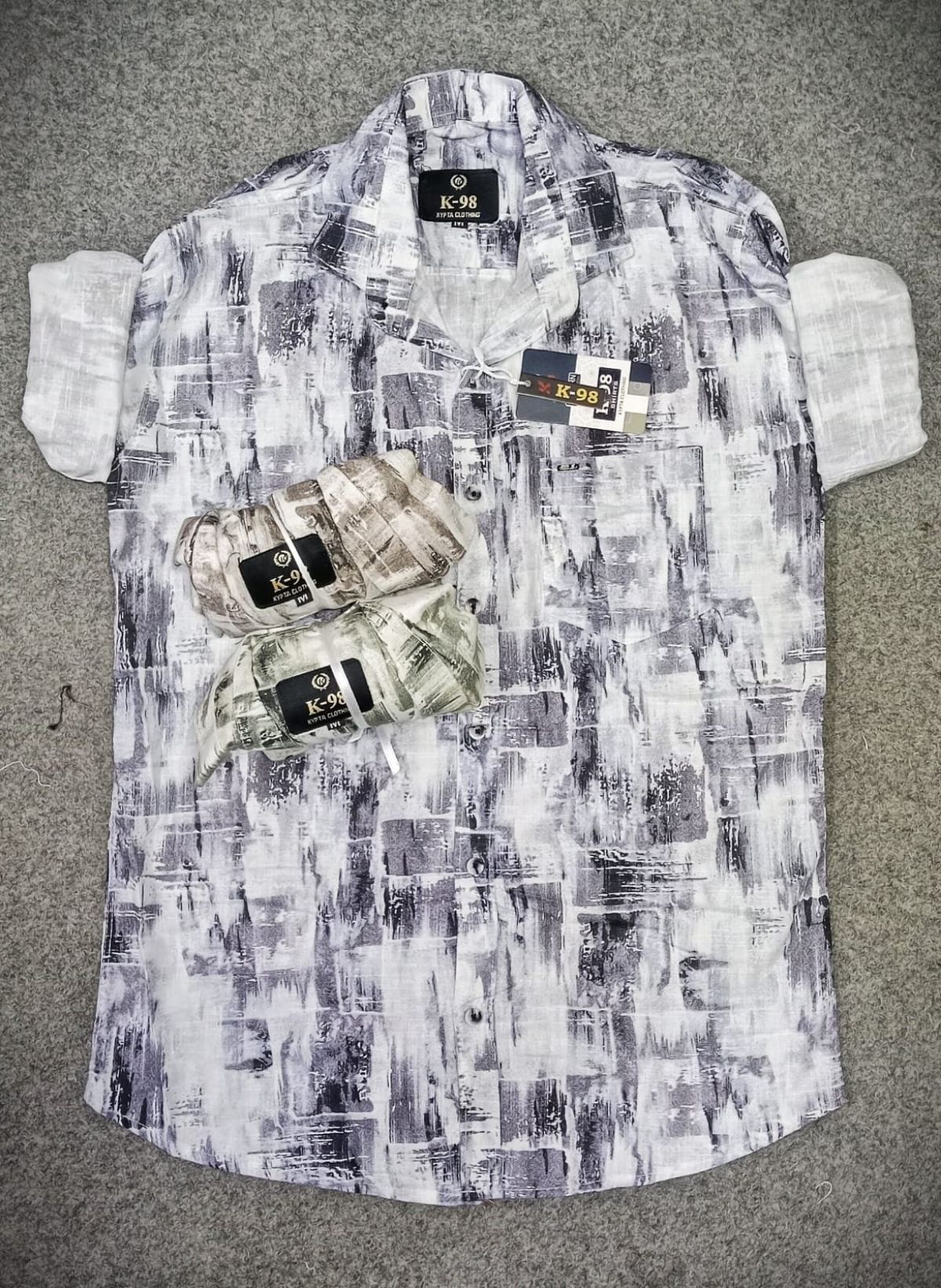 Linen Prints Shirts for Men's