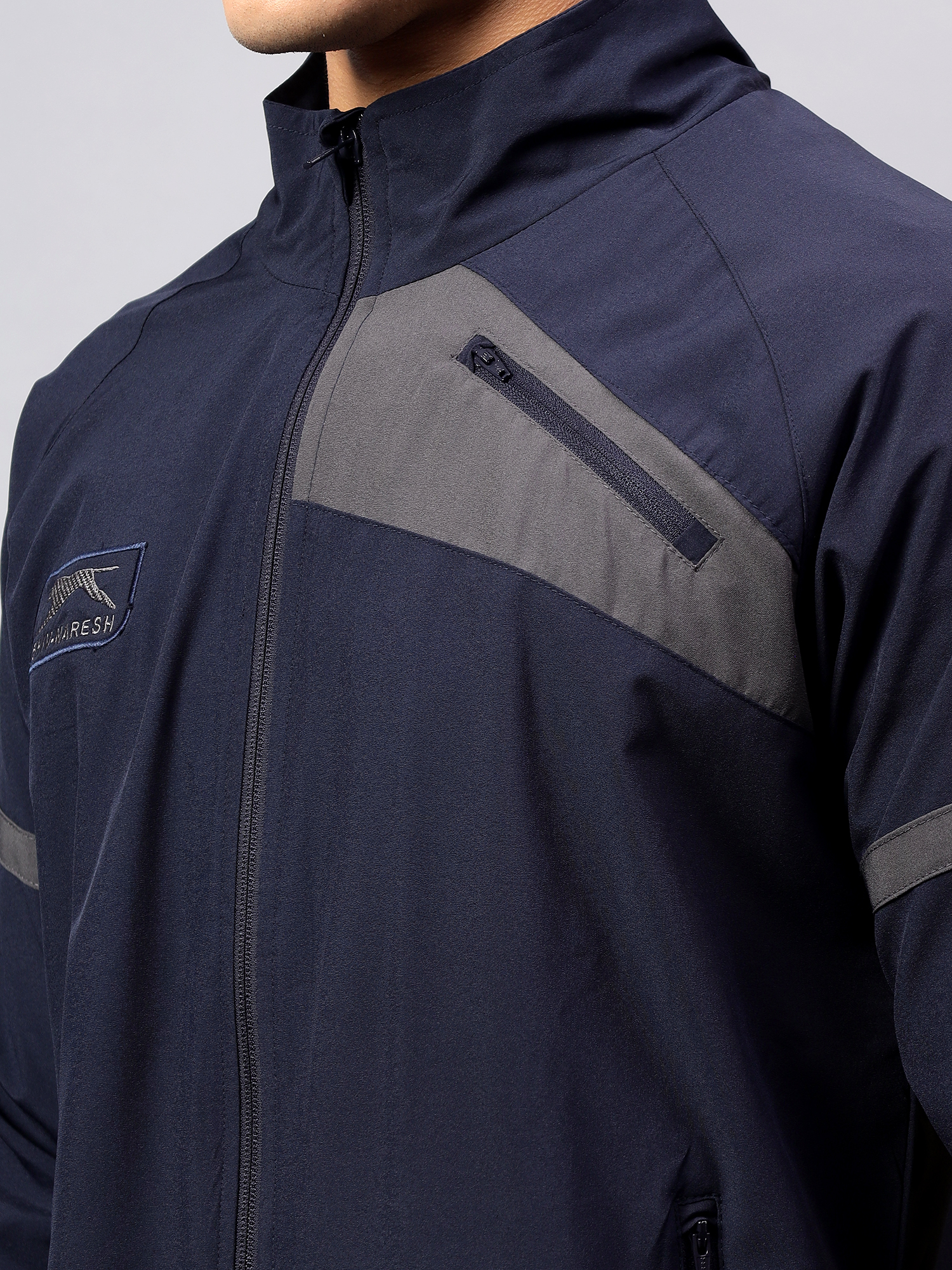 Men's Tracksuit  SNTSW109M-Navy/Dark Grey-XL