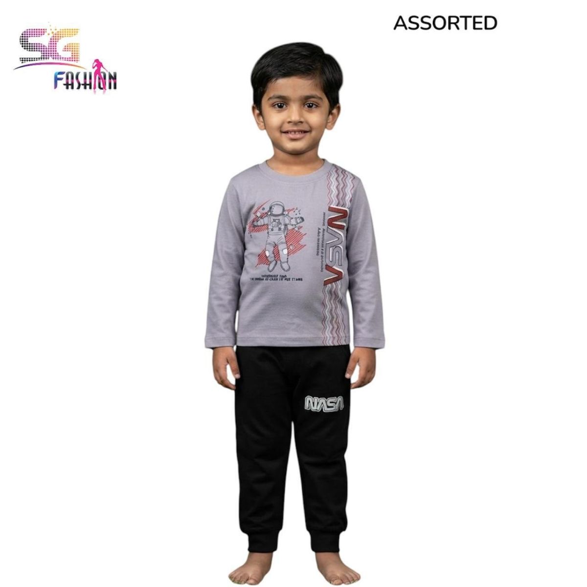 SG Fashion Boys Top Bottom Set