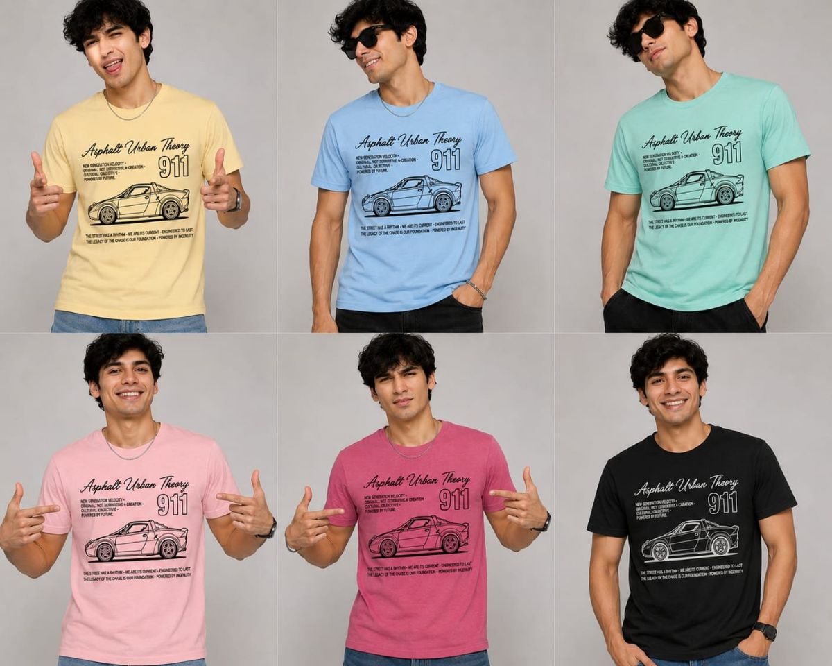 Round neck Tshirt for men's
