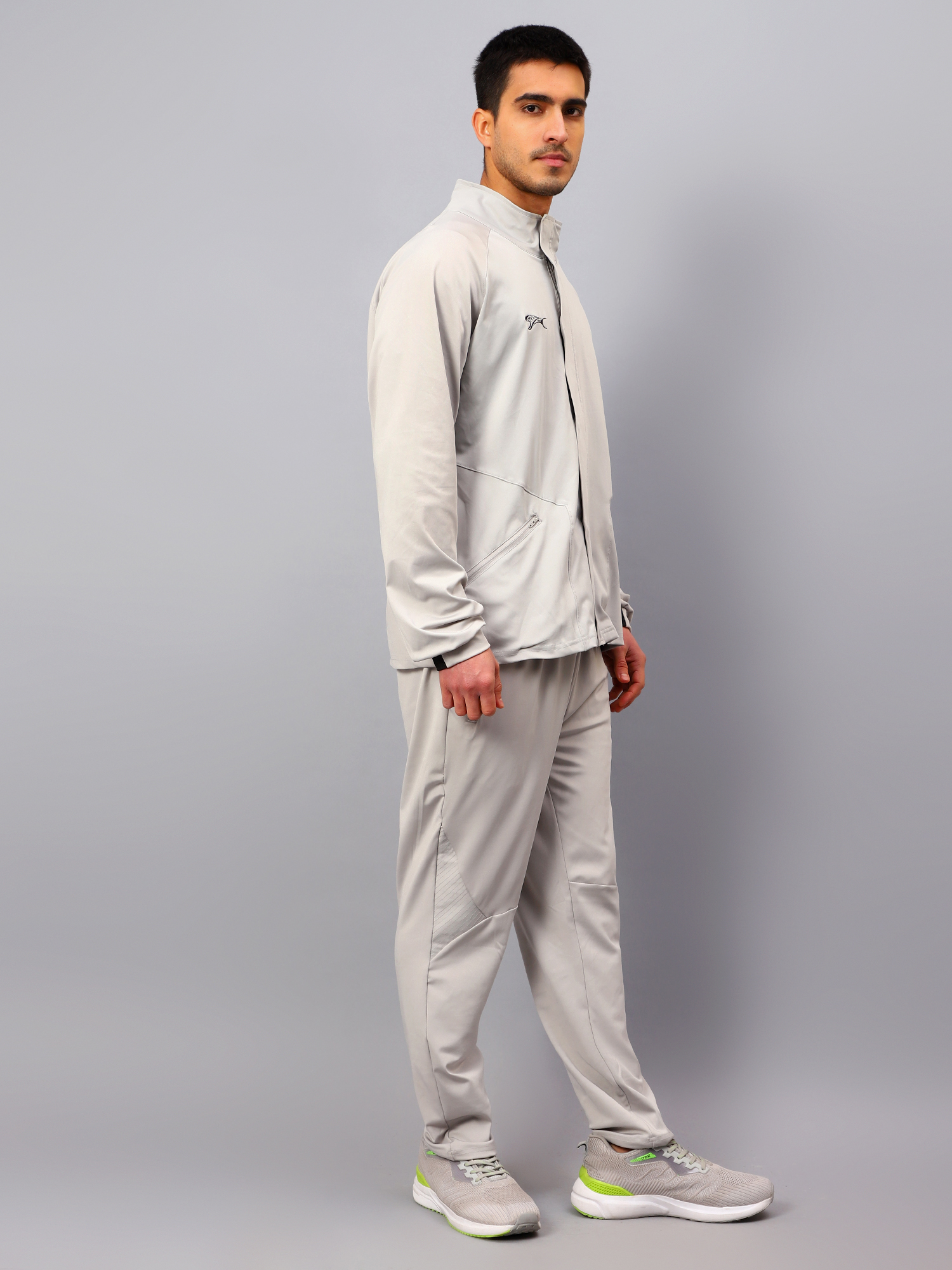 Men's Tracksuit  SNTSW105M-Light Grey/Black-S