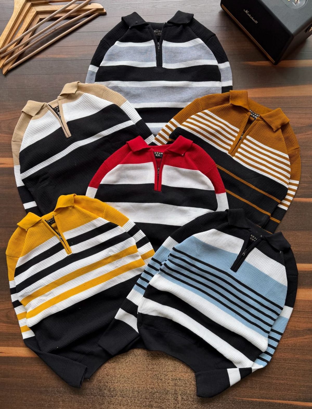 VBC Men's New Branded T-shirt Heavy Fabric Coller Zipper