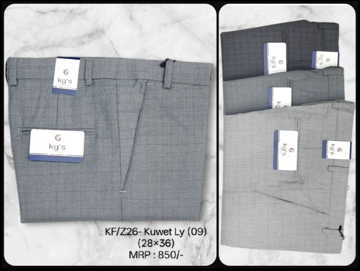 Trouser For Men's - KF/Z26-Kuwet Ly (09) Formal