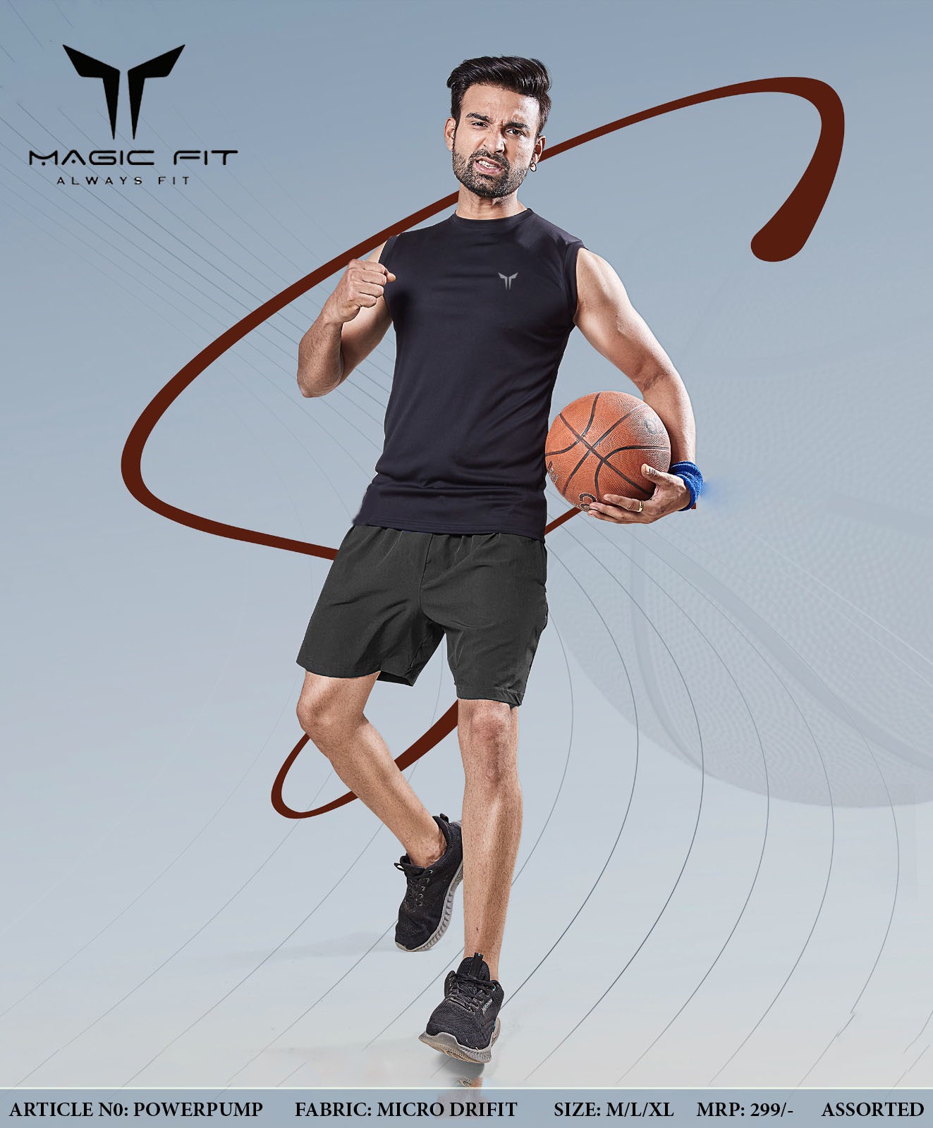Mens Sleeveless Round Neck Tshirt