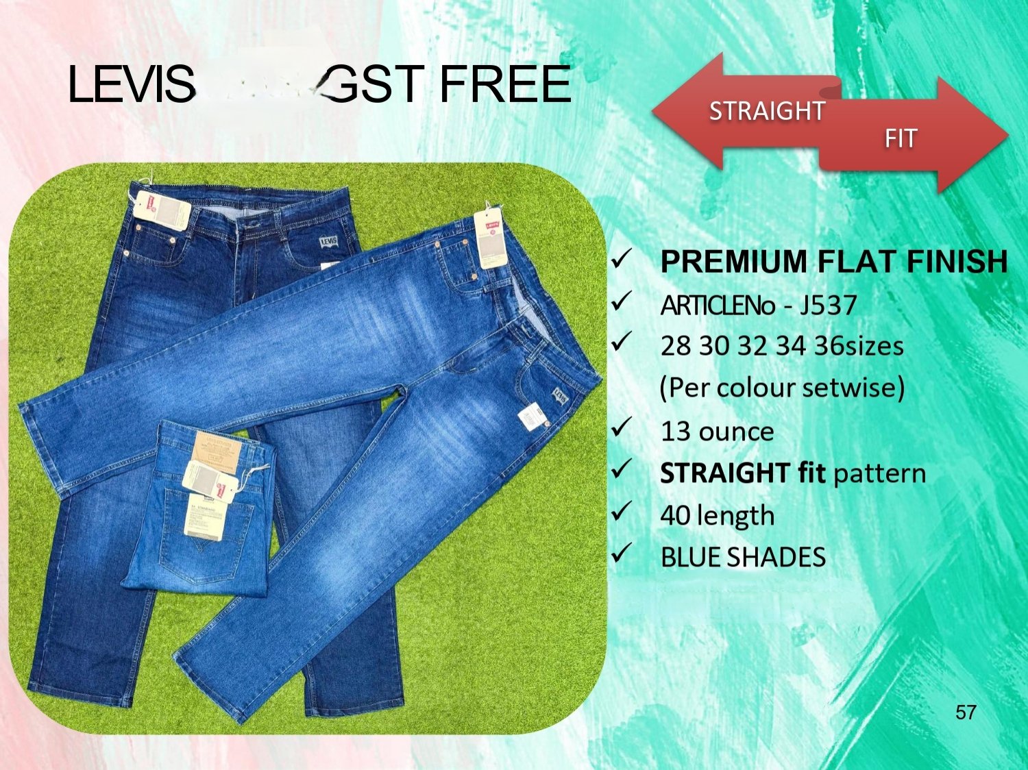 Men's Denim Jeans- LEVIS