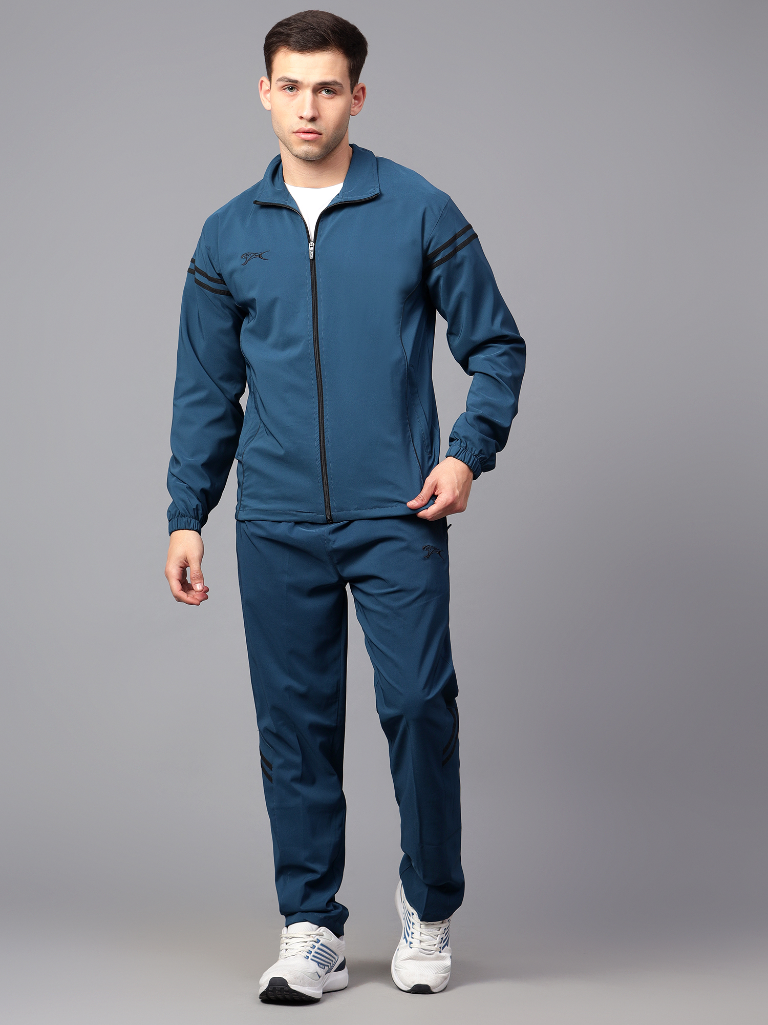 Men's Tracksuit  448B-NS-Air Force/Black-L
