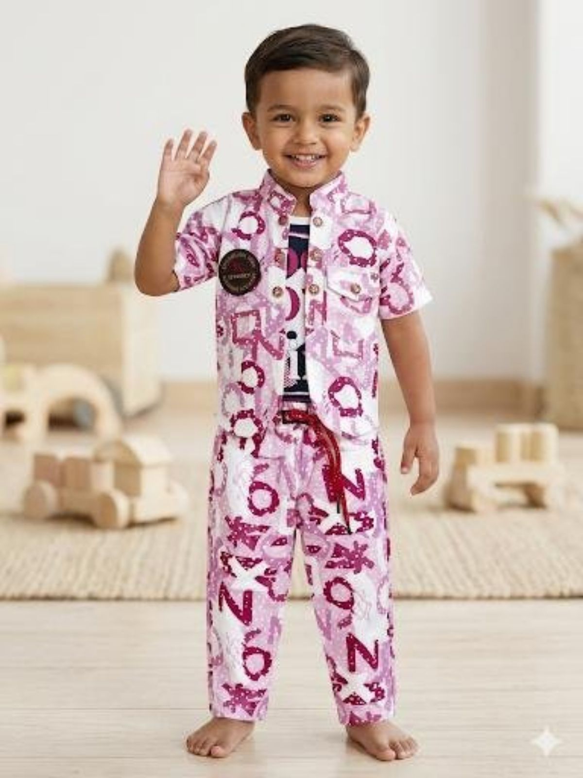 SG Fashion Boys Top Bottom Clothing Set