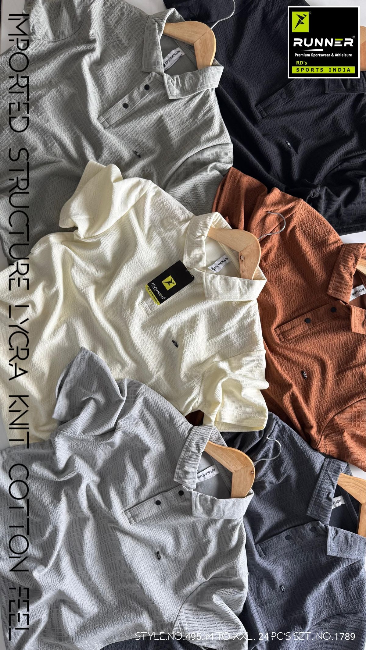 Men's Polo T-shirts Set D No- 495