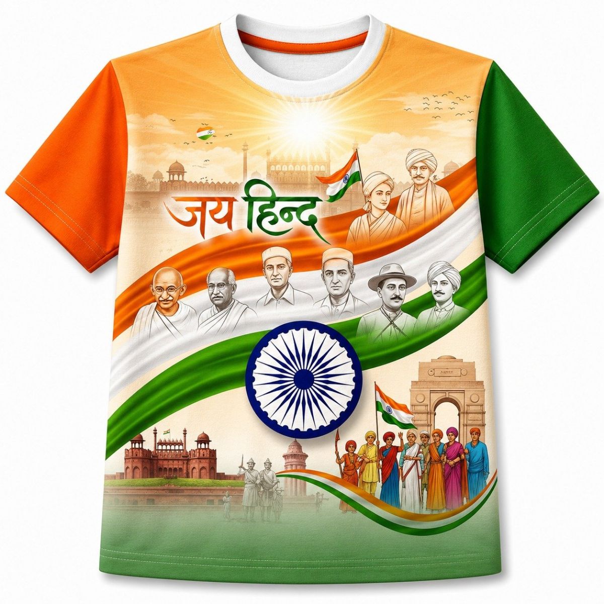 SG Fashion Kids Independence Day T-shirts Set
