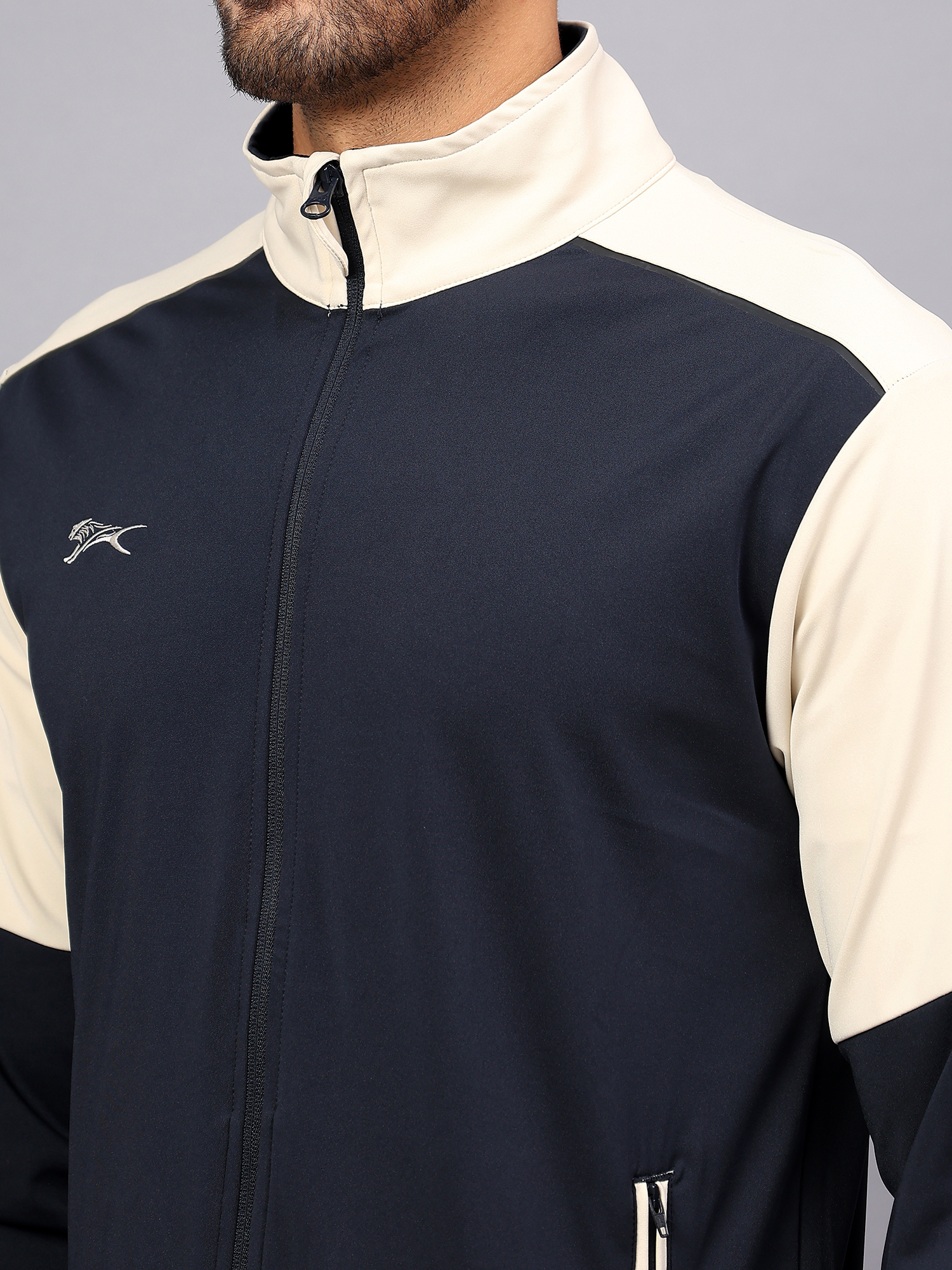 Men's Tracksuit  SNTSW111M-Navy/Summer Sand-XL