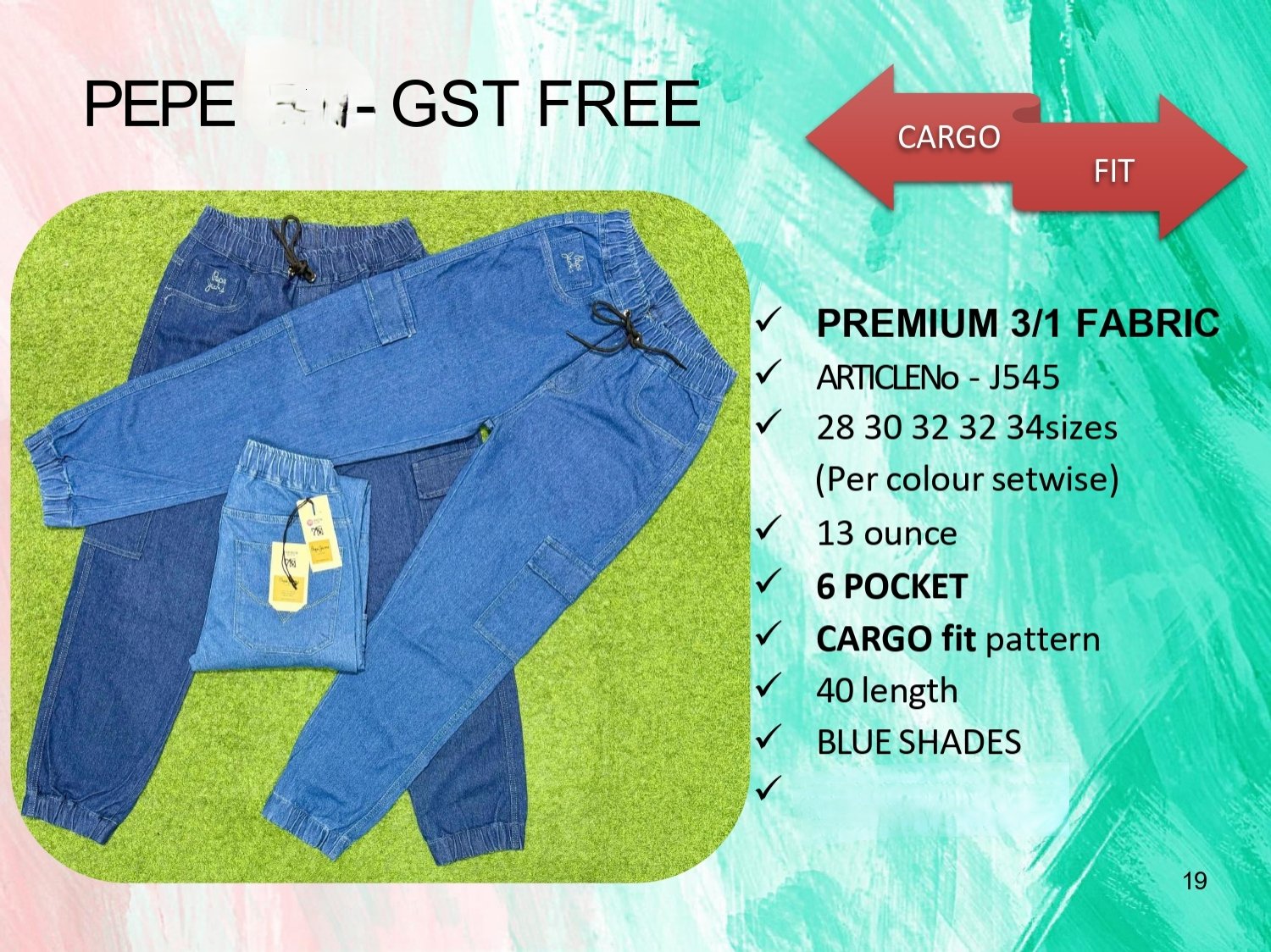 Men's Denim Jeans- PEPE