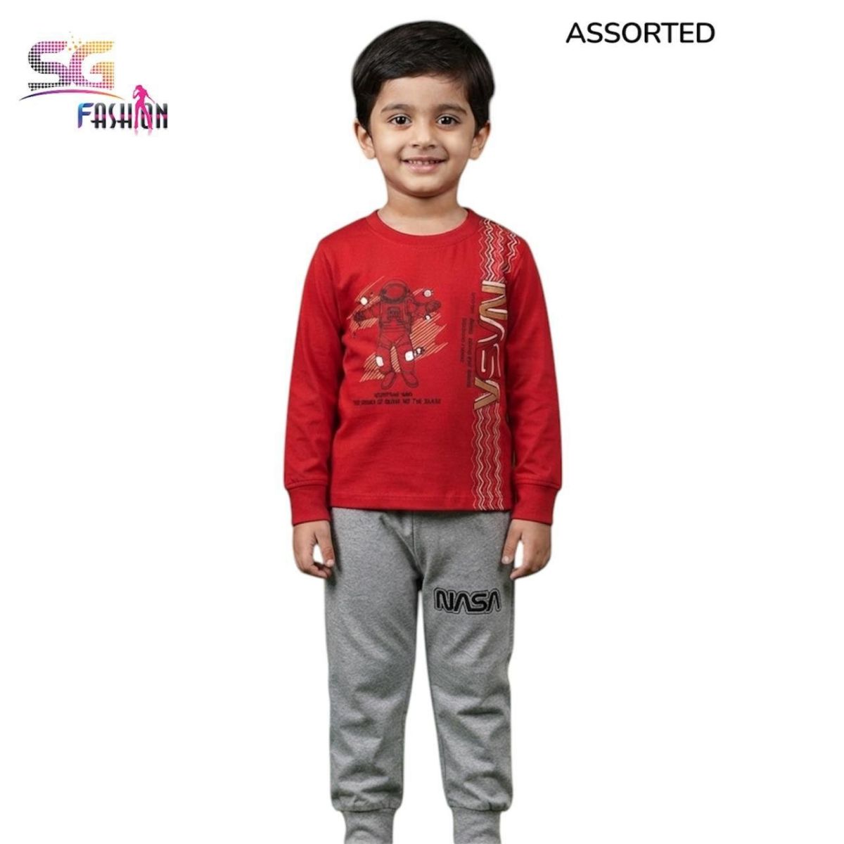 SG Fashion Boys Top Bottom Set