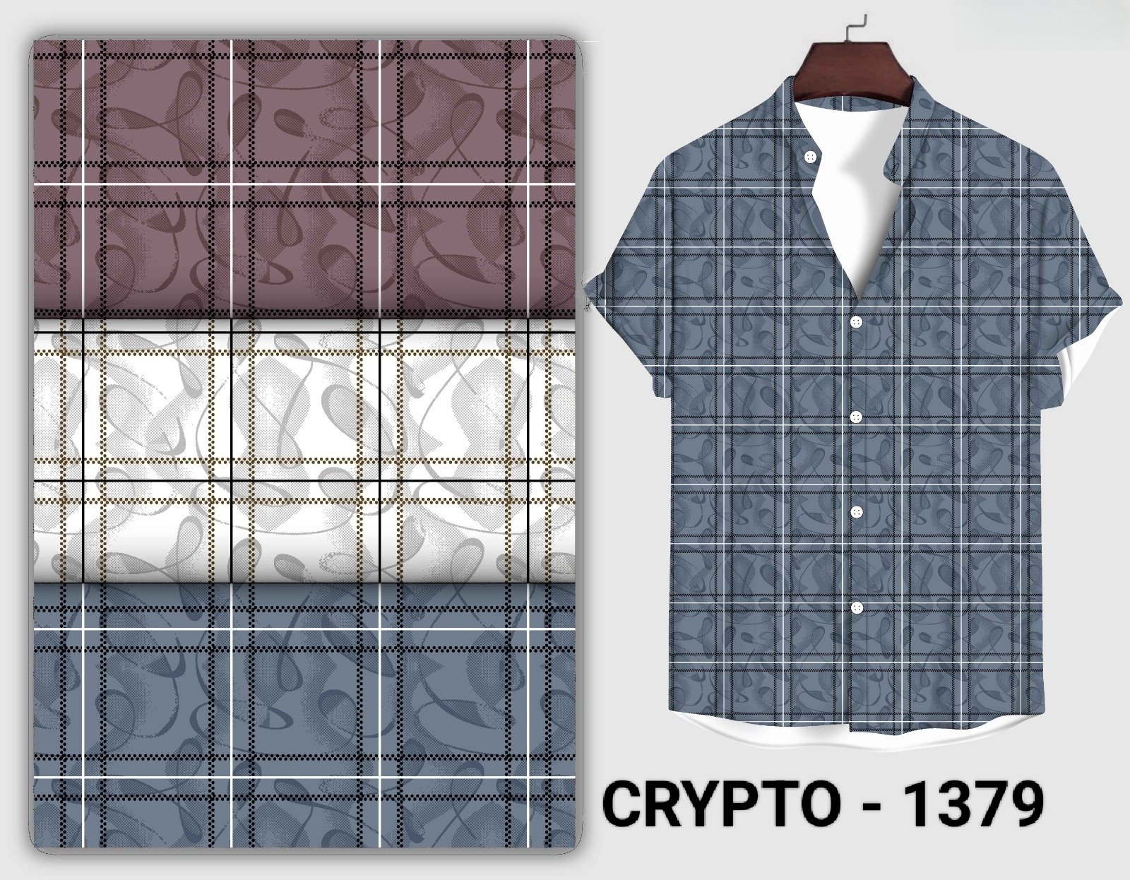 Ranker Men's Shirts- Crypto 1379