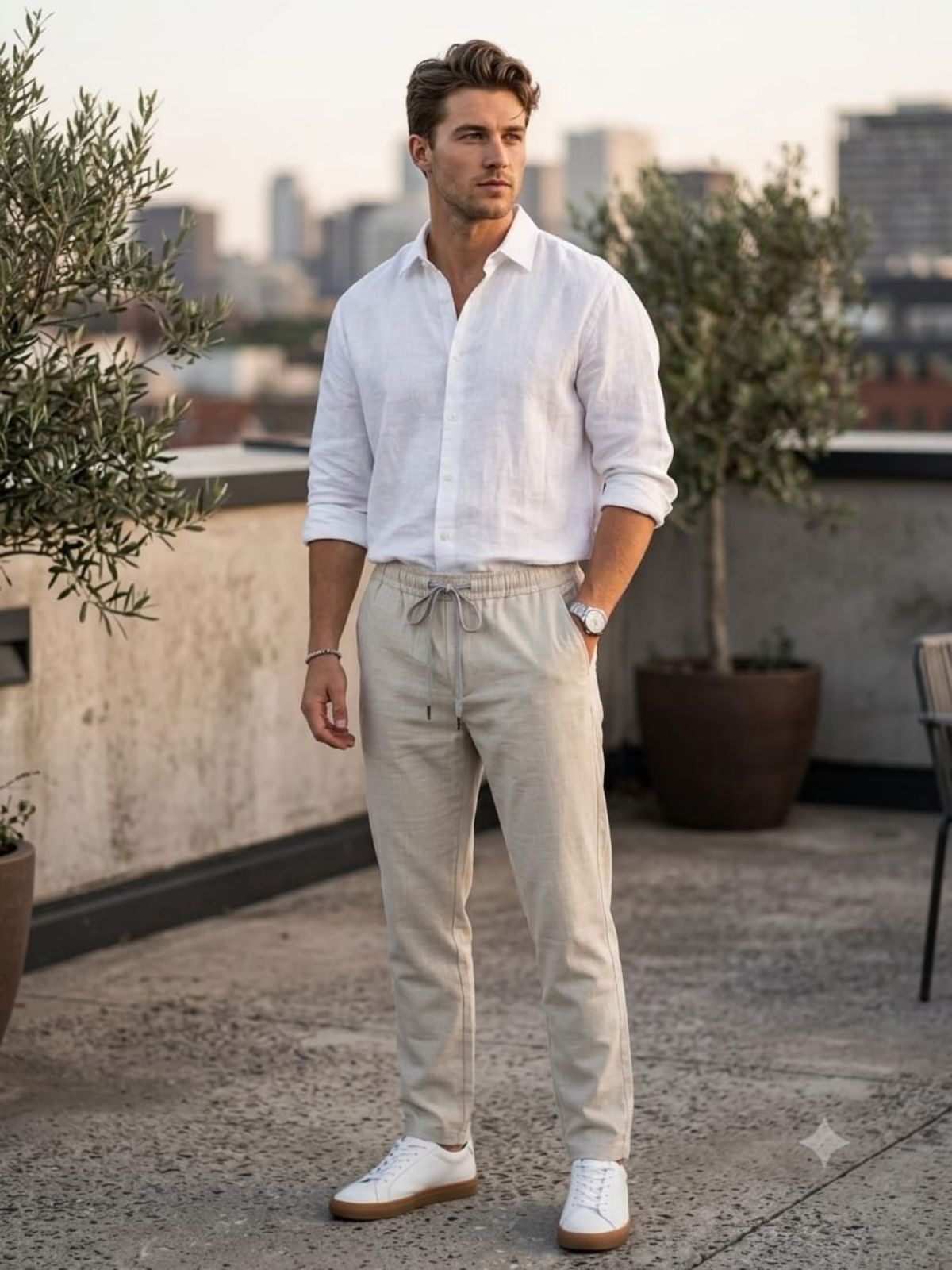 KRX Men's Linen Pants