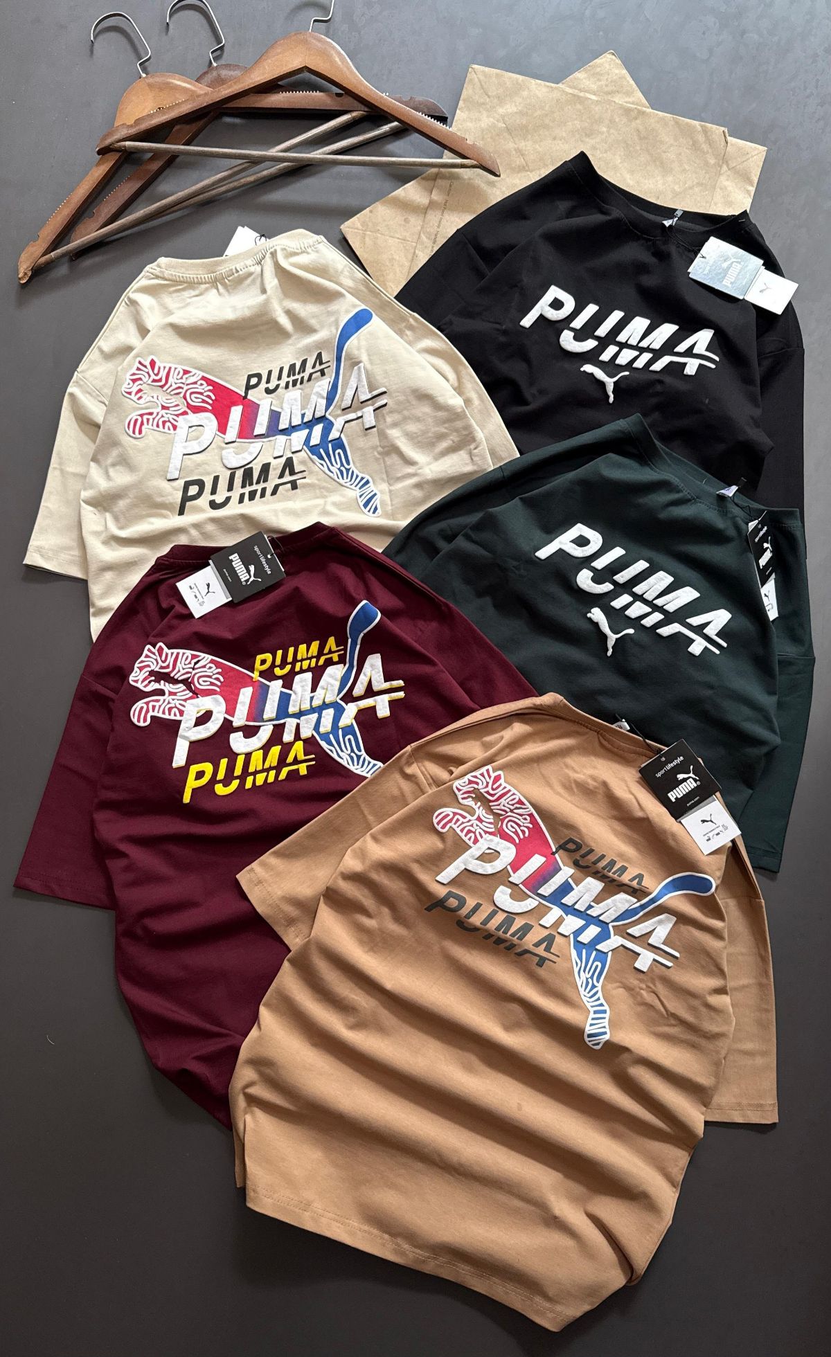 Cotton Lycra Drop Shoulder T-shirts Set