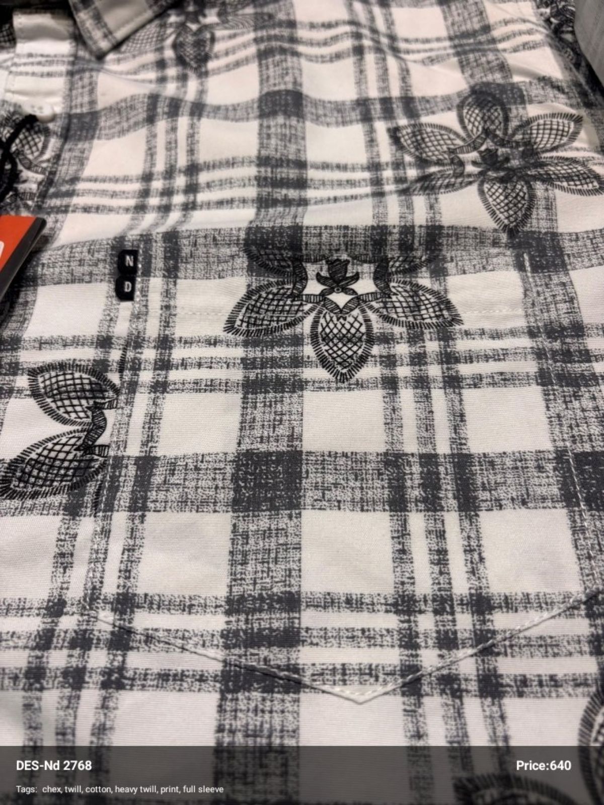 Never Down Men's Cotton Laffer Shirts