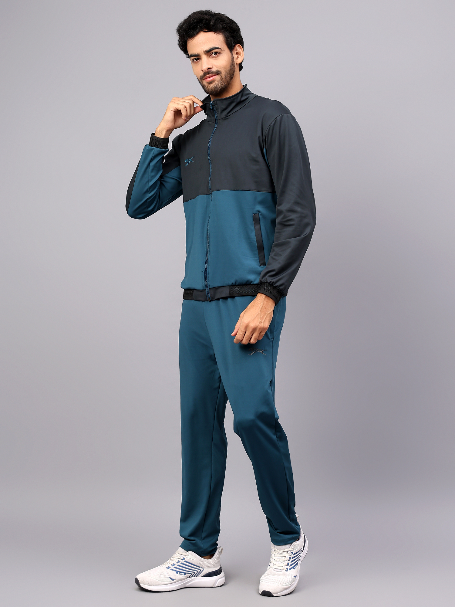 Men's Tracksuit  SNTSW107M
-Air Force/D.Grey-M