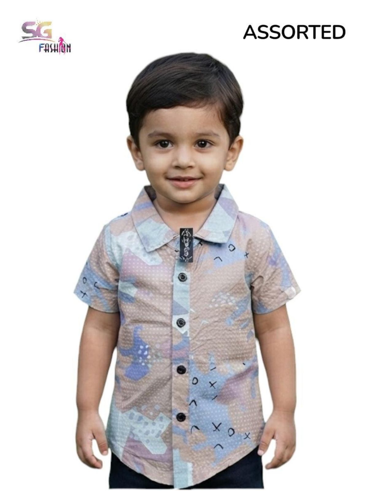 SG Fashion Kids Boys Shirts Set