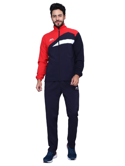 Men's Tracksuit  407B-Navy/Red/White-L-TZ