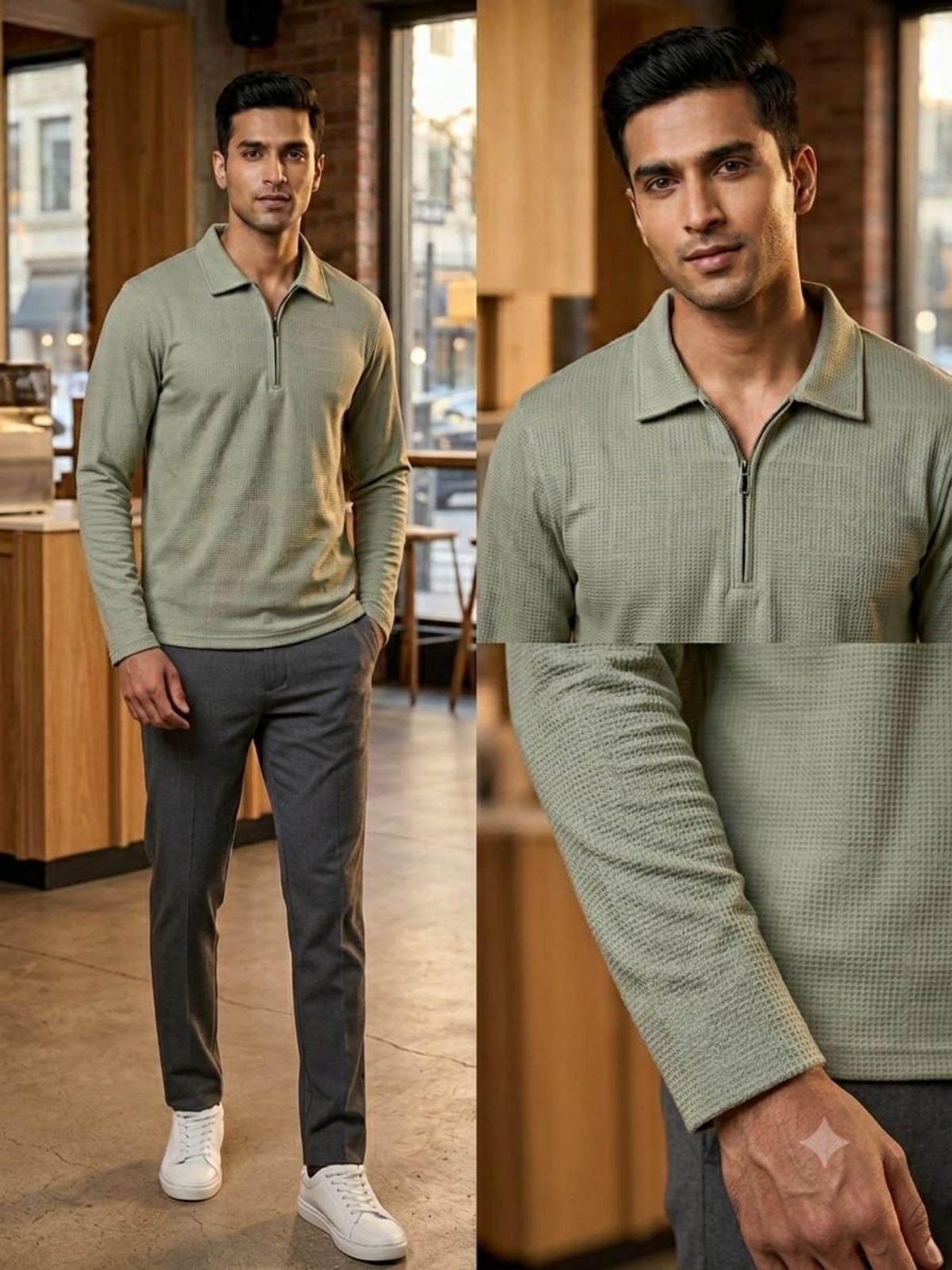 Men's Full Sleeves T-shirts Set -Magicfit 2076