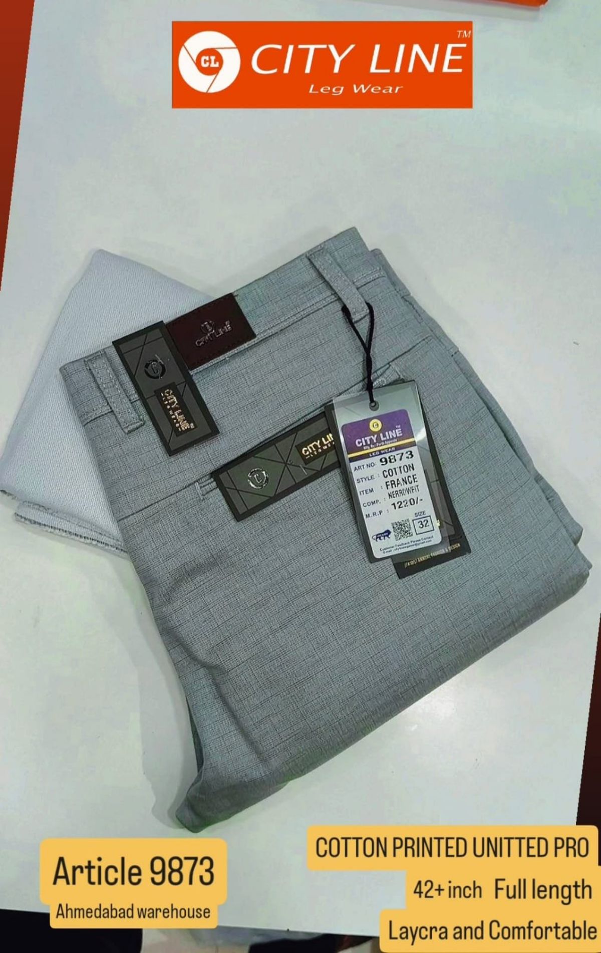 Men's Premium Formal Pants -9873