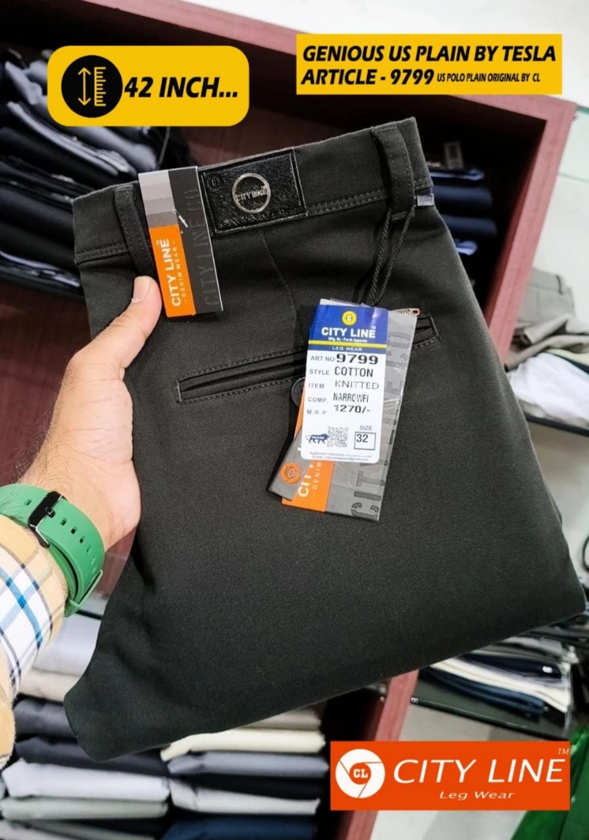 Men's Premium Formal Pants -9799
