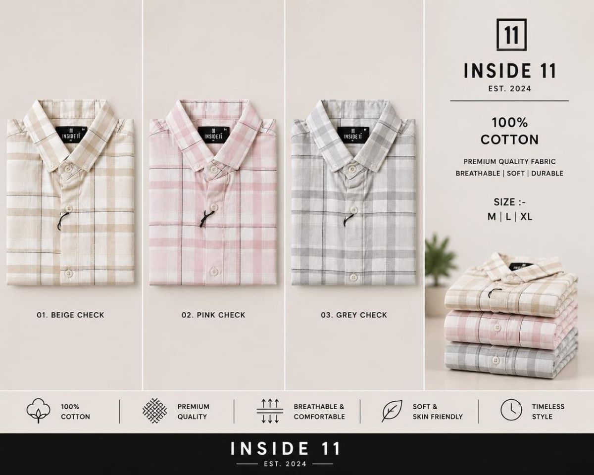 Men's 100% Pure Cotton Dobby Shirts