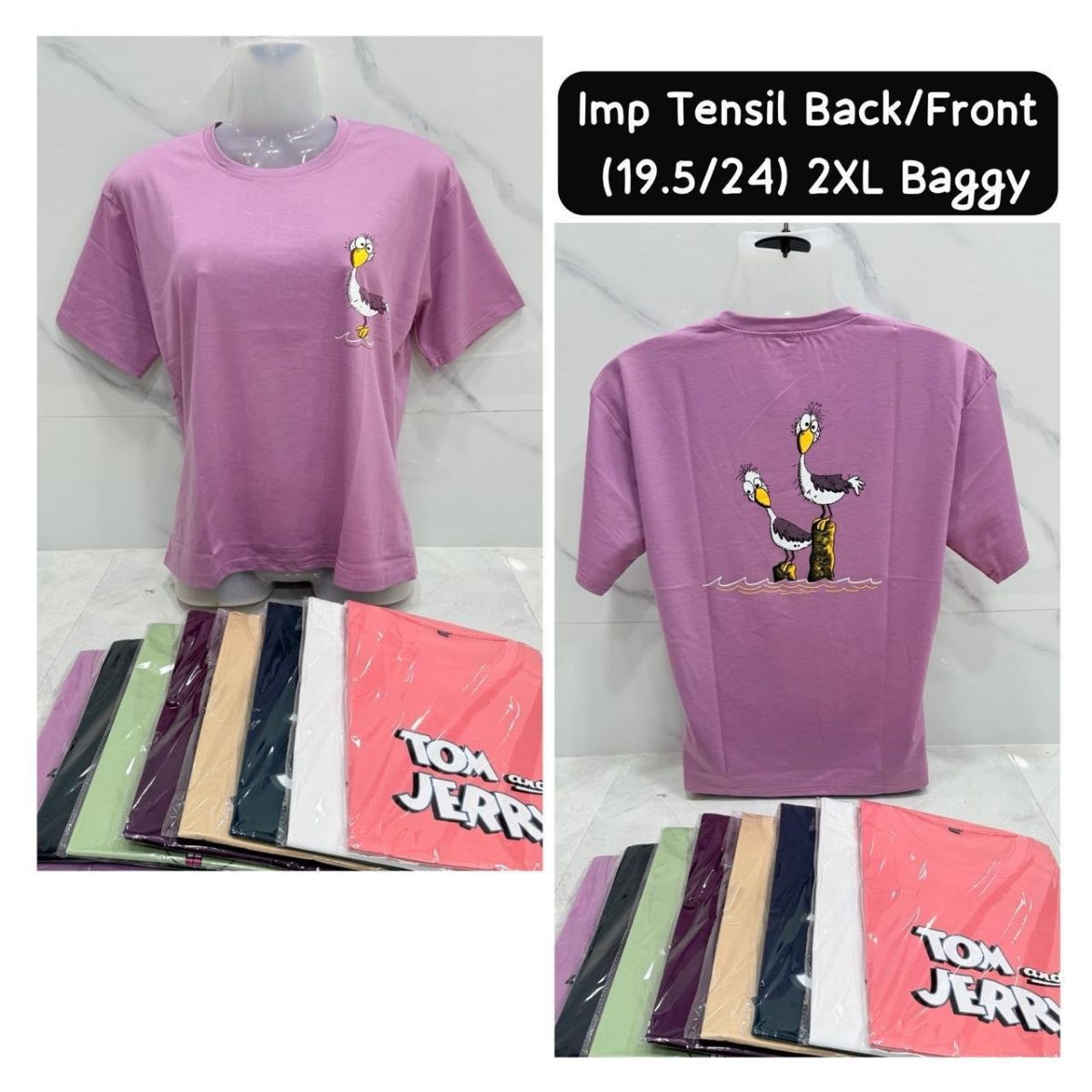 Women's Tencil 2XL Front Back T-shirts
