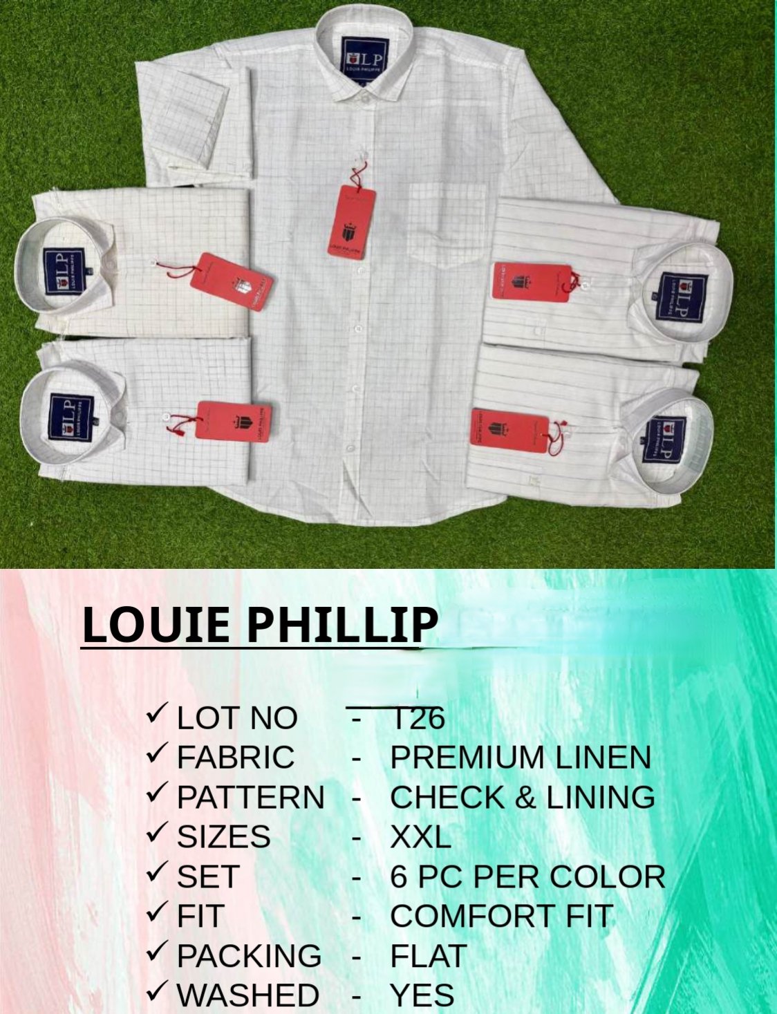 Men's Shirts- LOUIS PHILIPPE