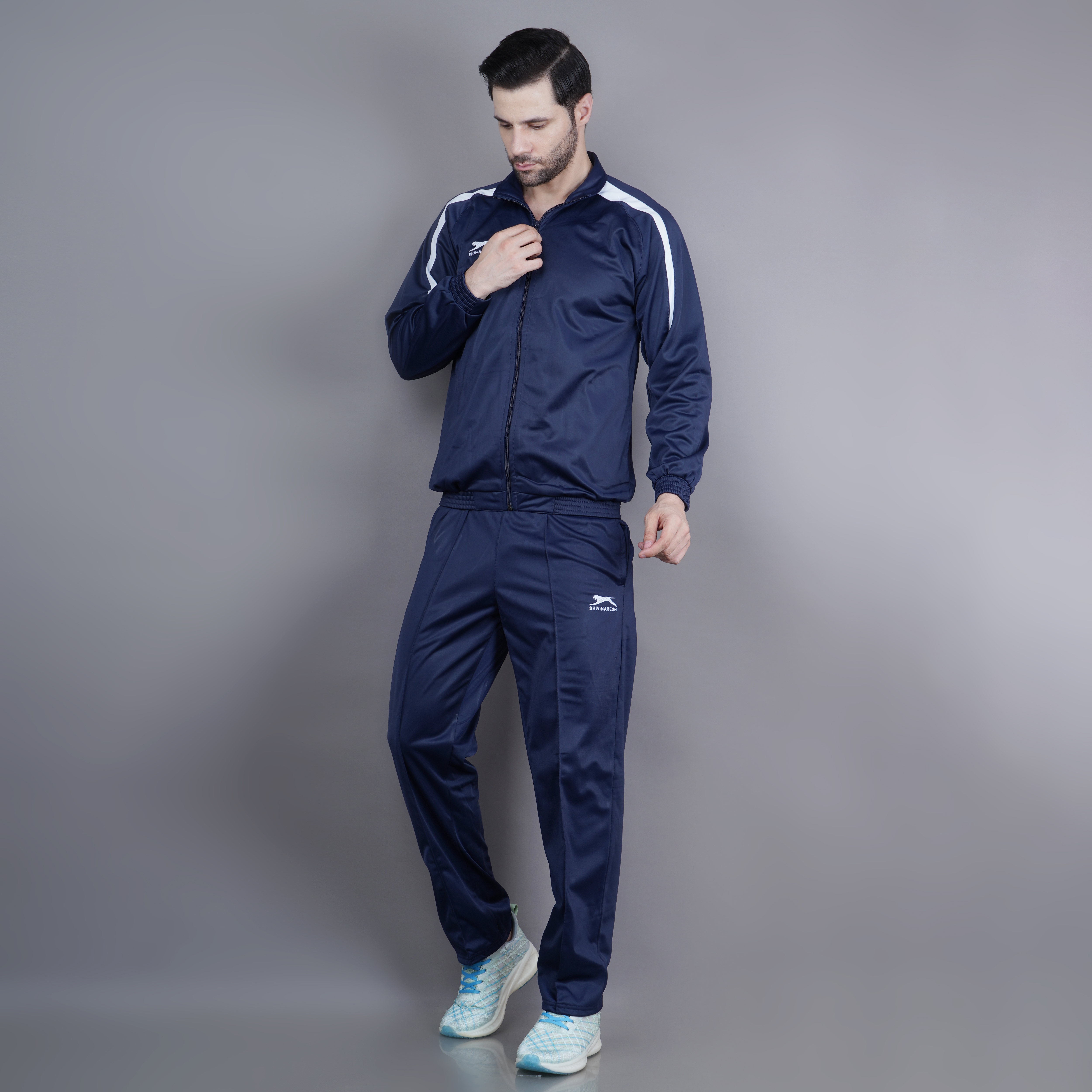 Men's Tracksuit  462B-TP-Navy/White-3XL
