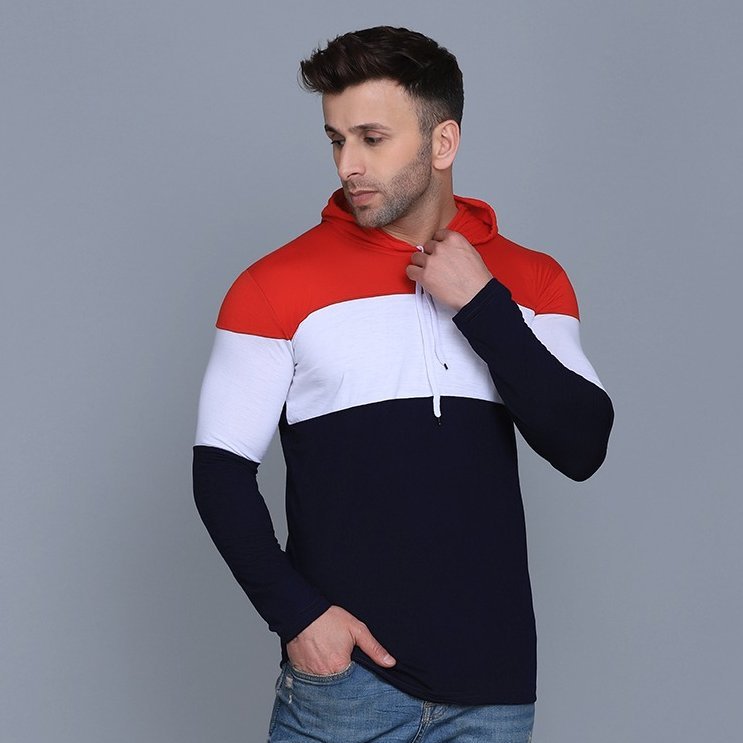 Men's hood t-shirt