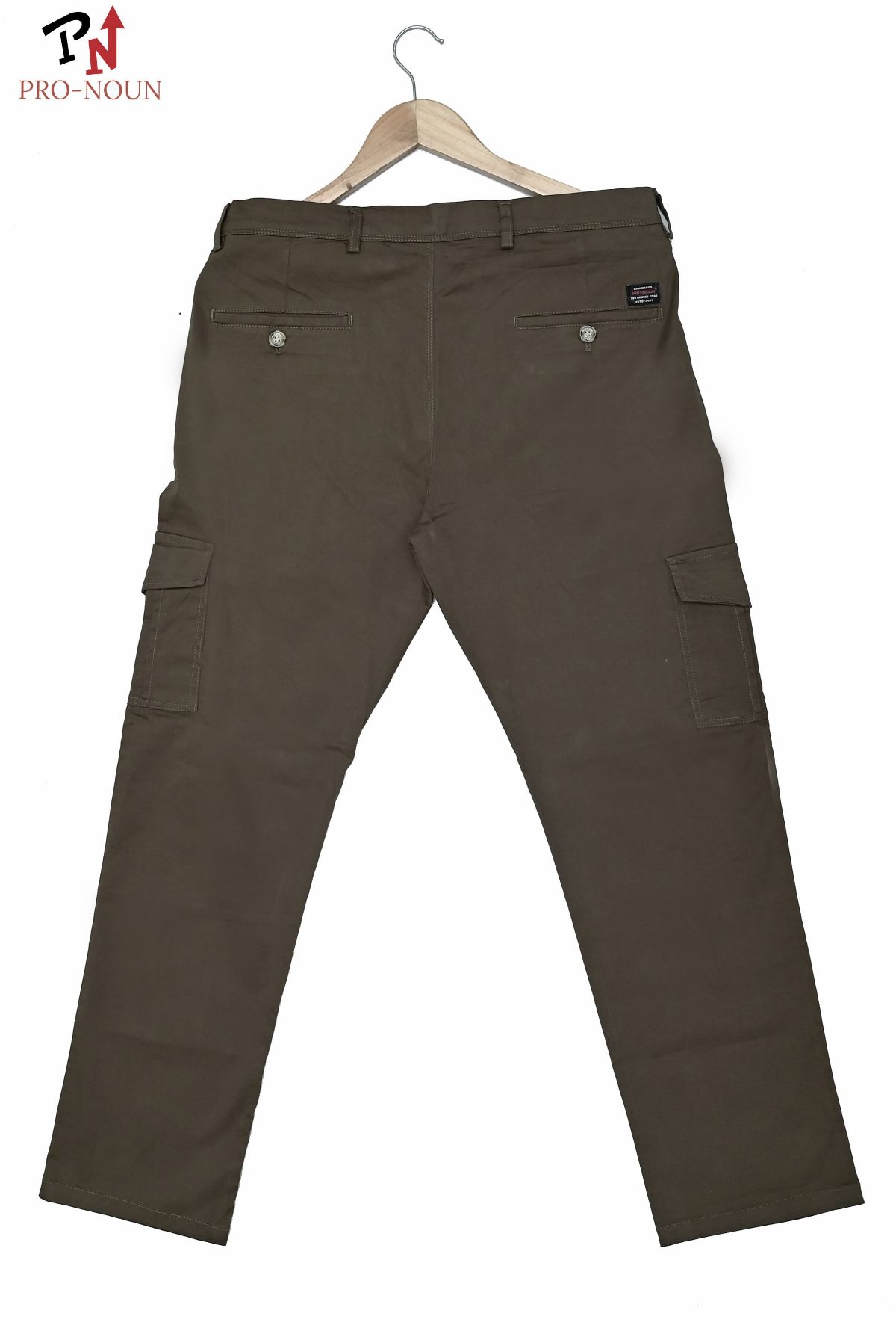Pro-Noun Men's Straight Fit Cargo Pants D No- 1816 -Olive