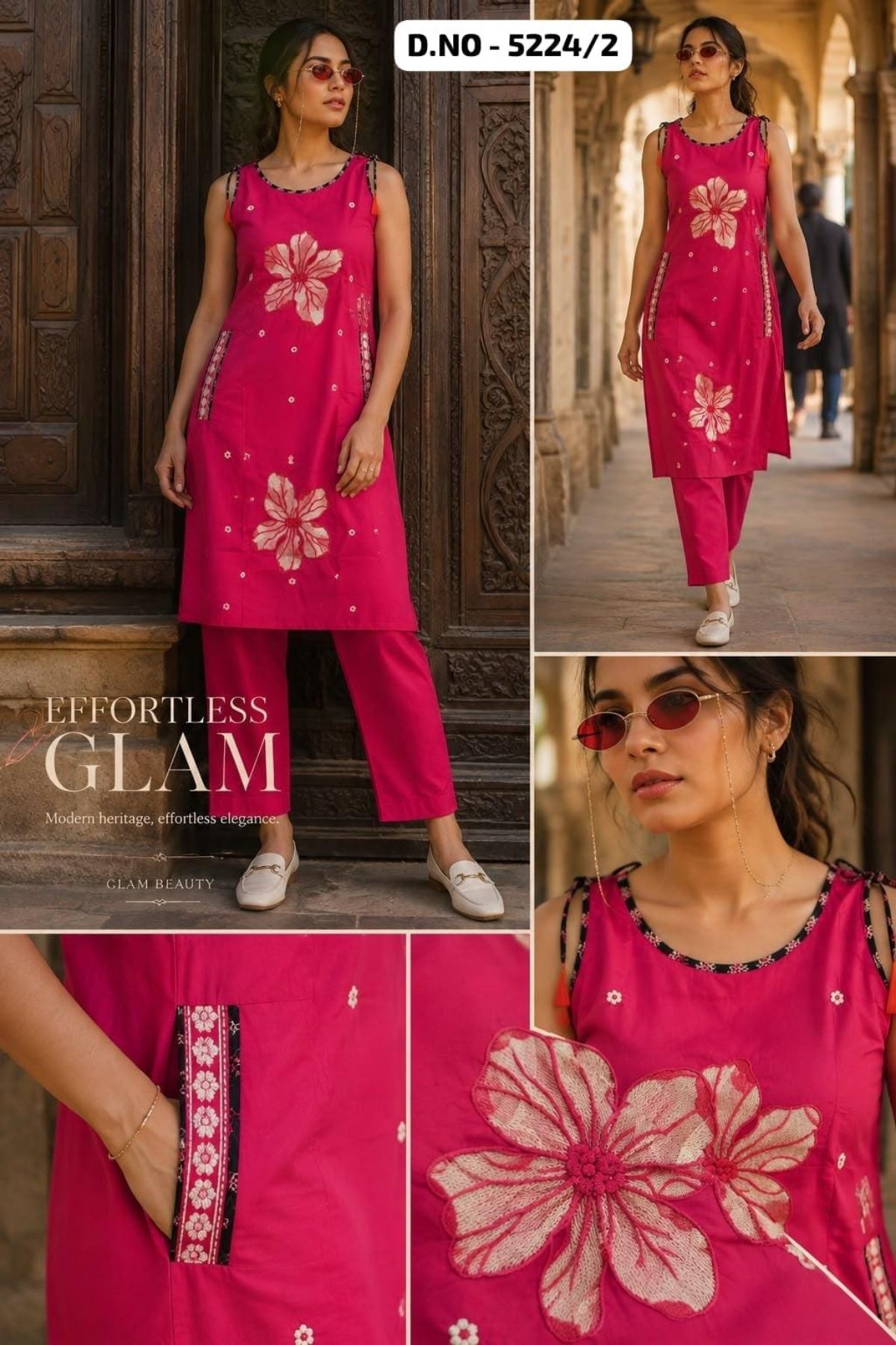 Women's Ethnic Wear Spegatti Pattern Kurta Bottom Set-5224/2