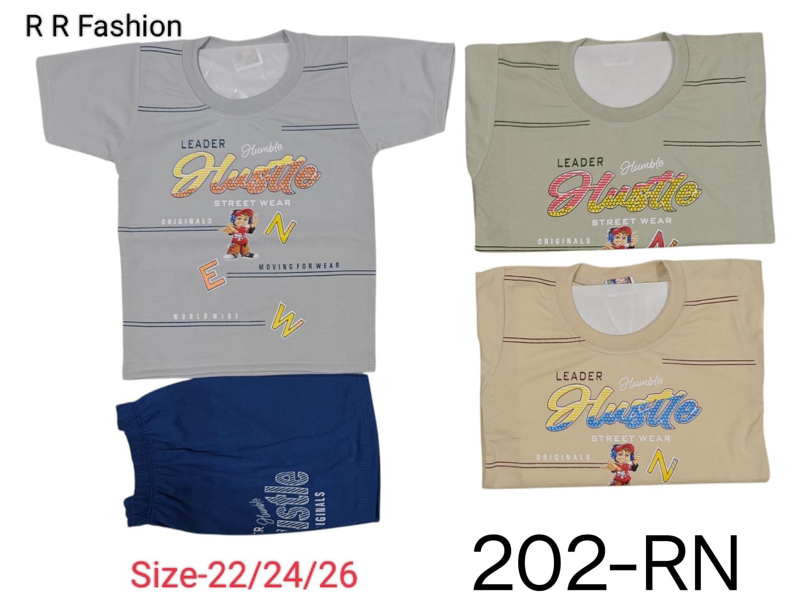 R R FASHION- Kids Clothing Set - 202-RN