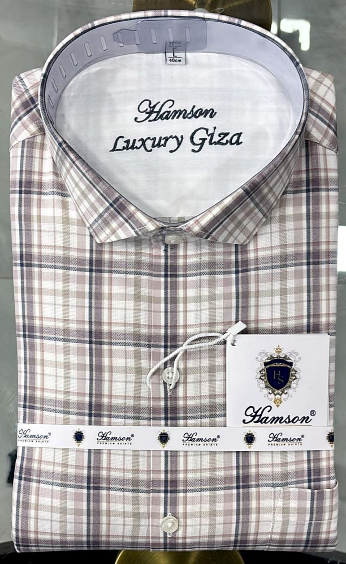 Hamson Italian Giza Cotton Shirts Checks