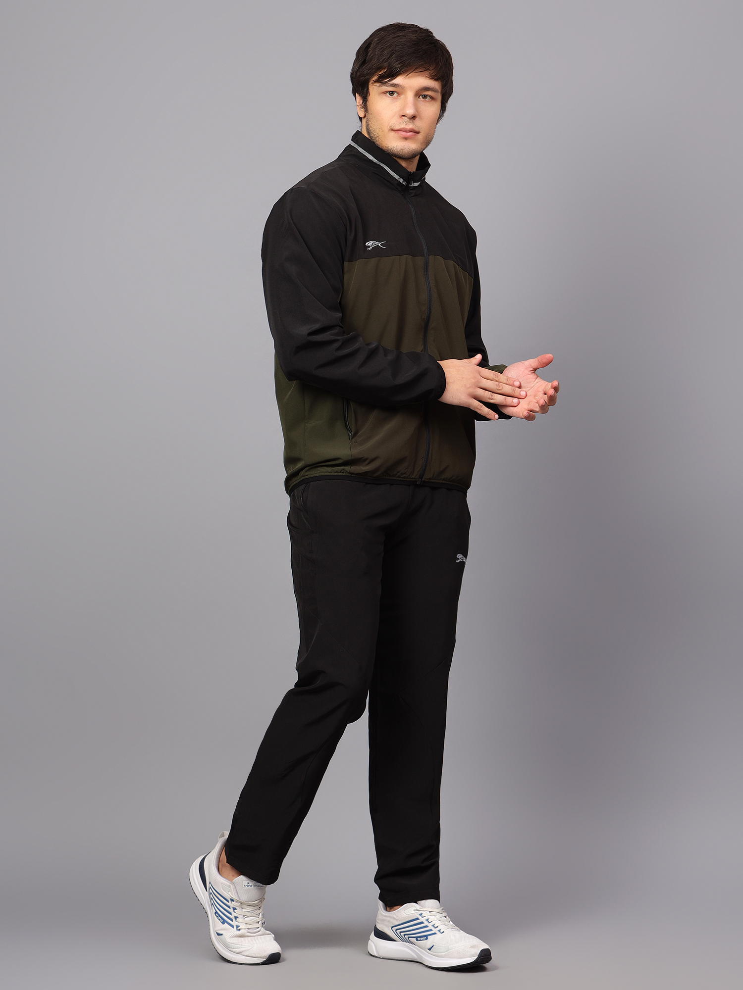 Men's Tracksuit  SNTSW103M-Olive/Black-3XL
