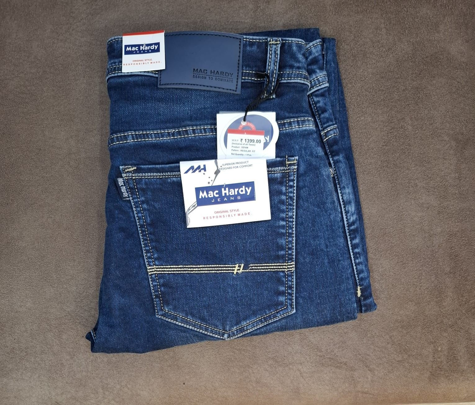 Men's Denim Jeans By Mac Hardy