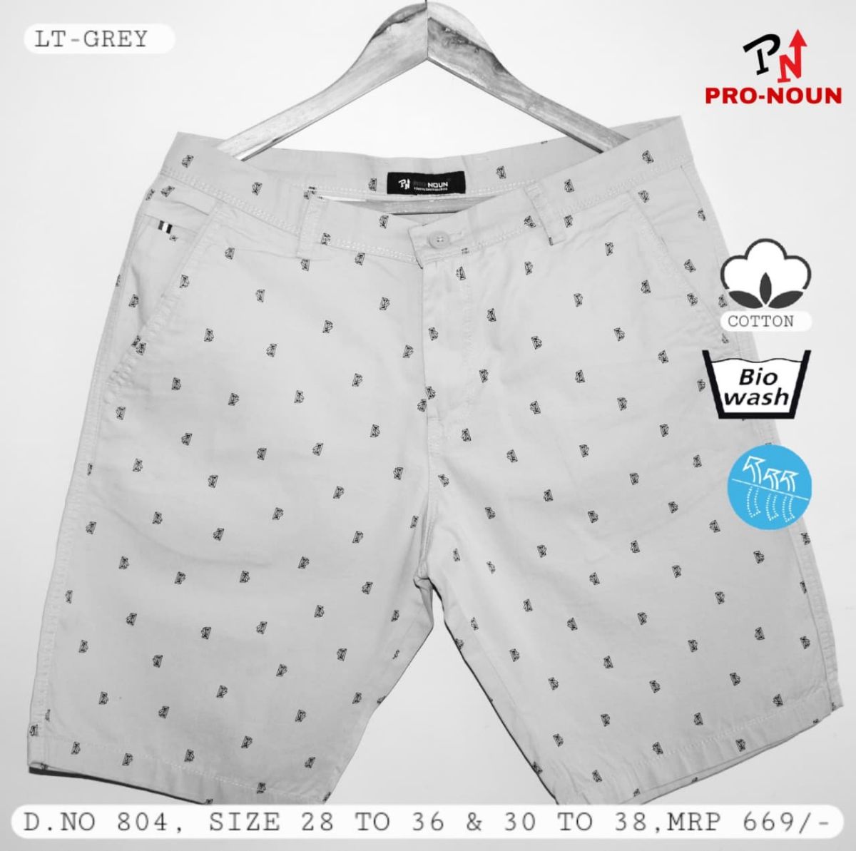 Pro-Noun Men's Shorts - 804 (30-38)