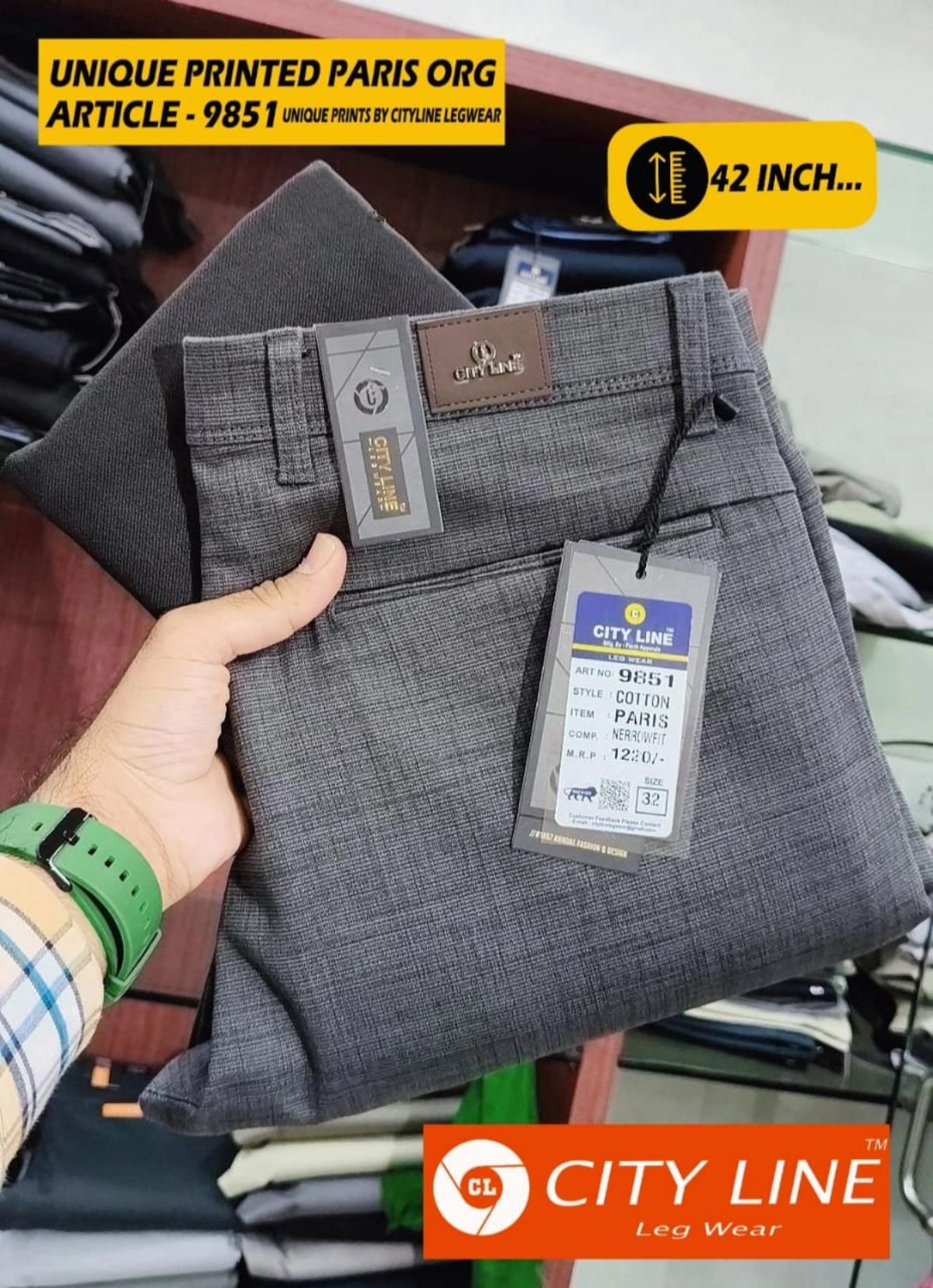 Men's Premium Formal Pants -9851