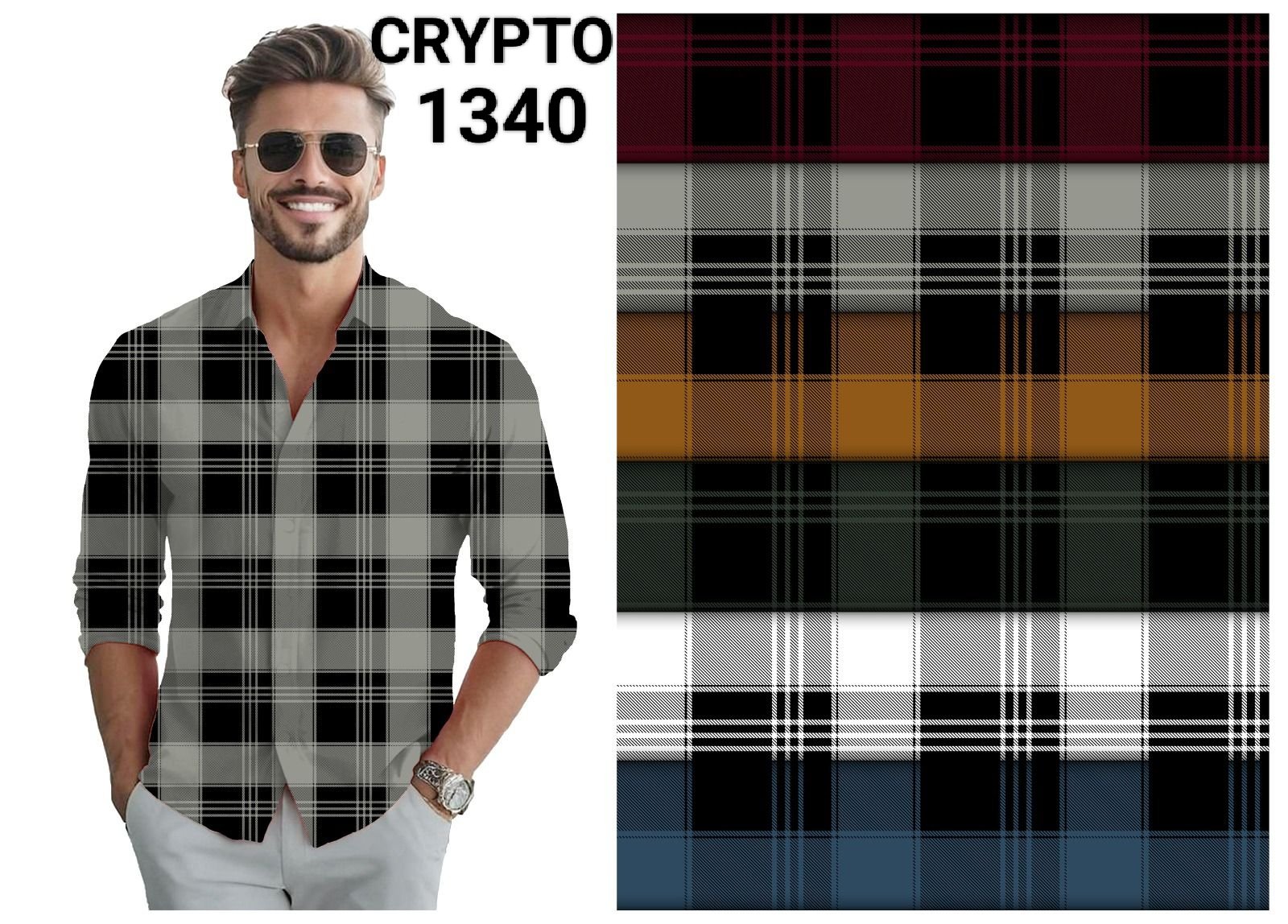 Ranker Men's Shirts- Crypto 1340