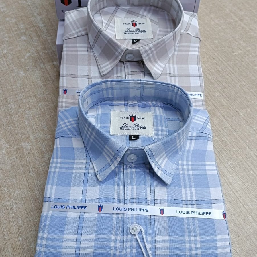 Men's Shirts Oxford check