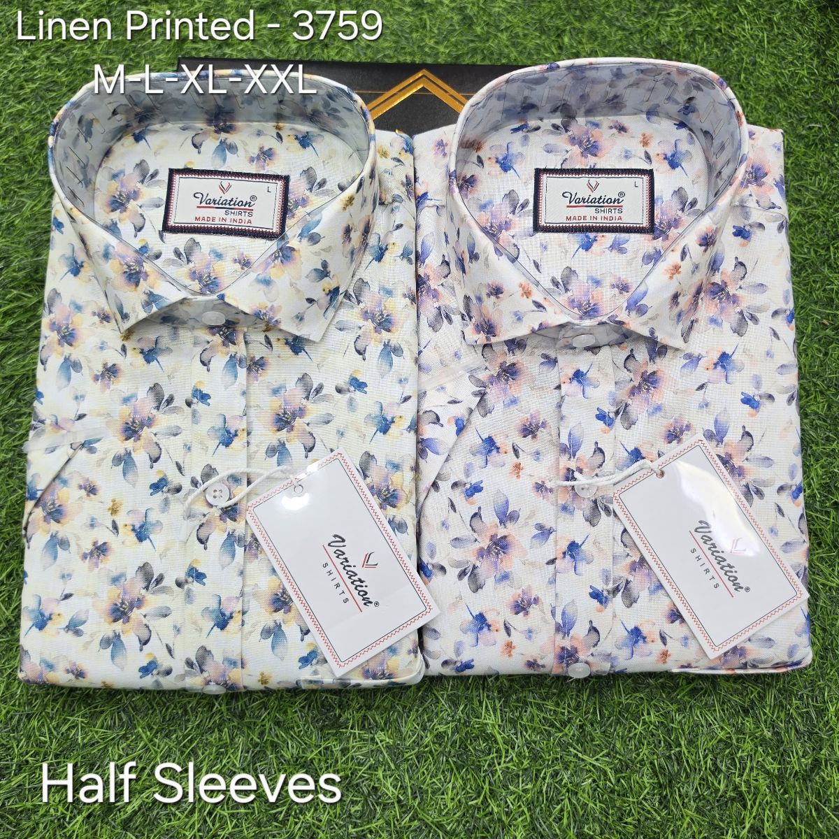 Variation Linen Printed Men's Shirts- 3759