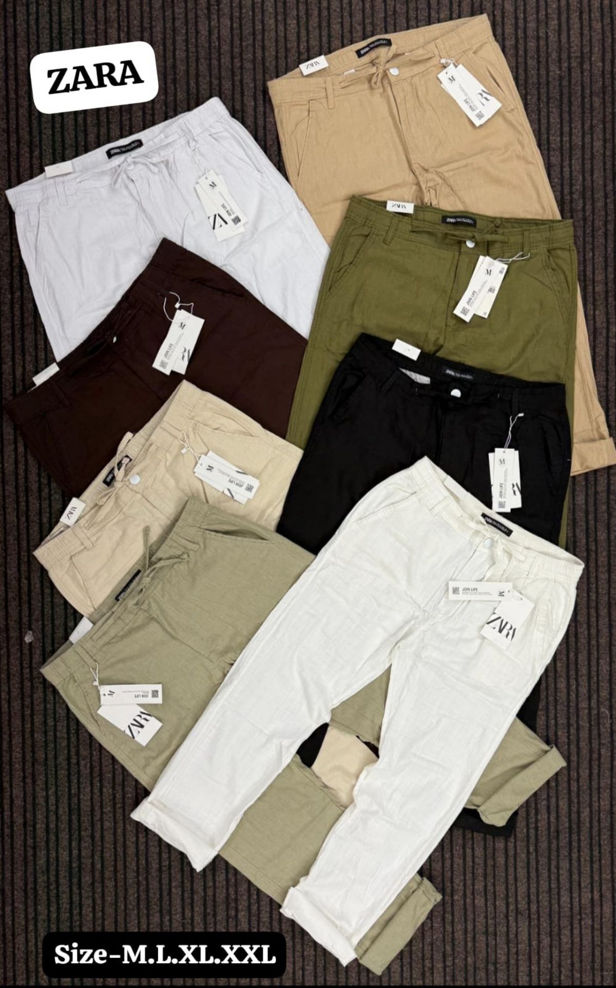 Shafin Men's Linen Pants- Zara