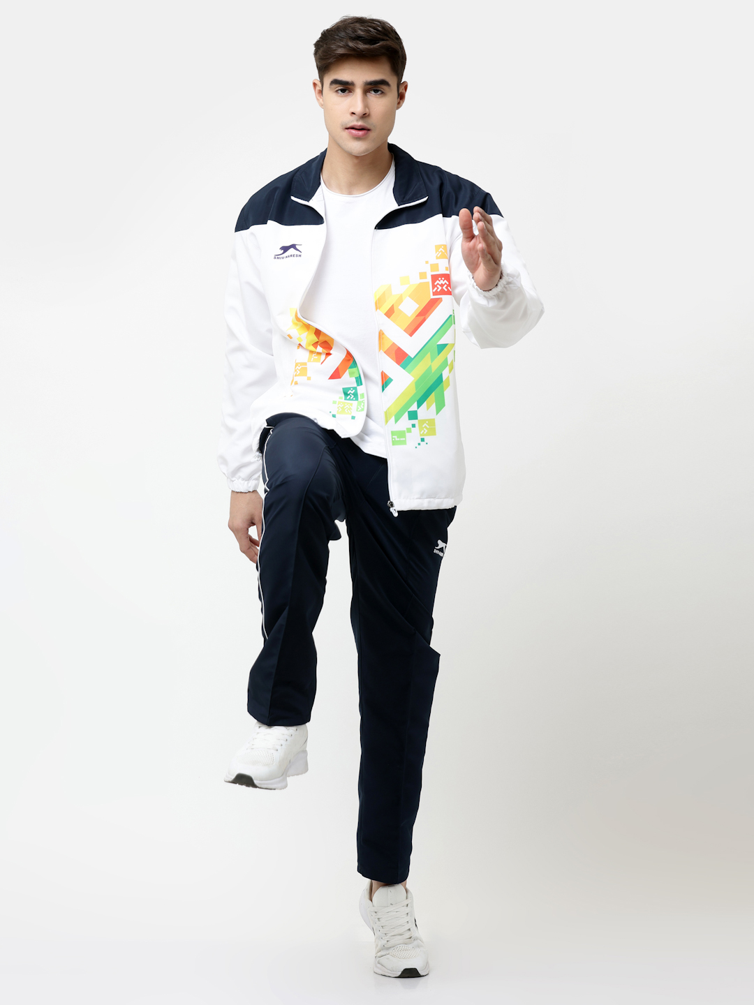 Men's Tracksuit  974-Multi Color-H/S-L-TZ