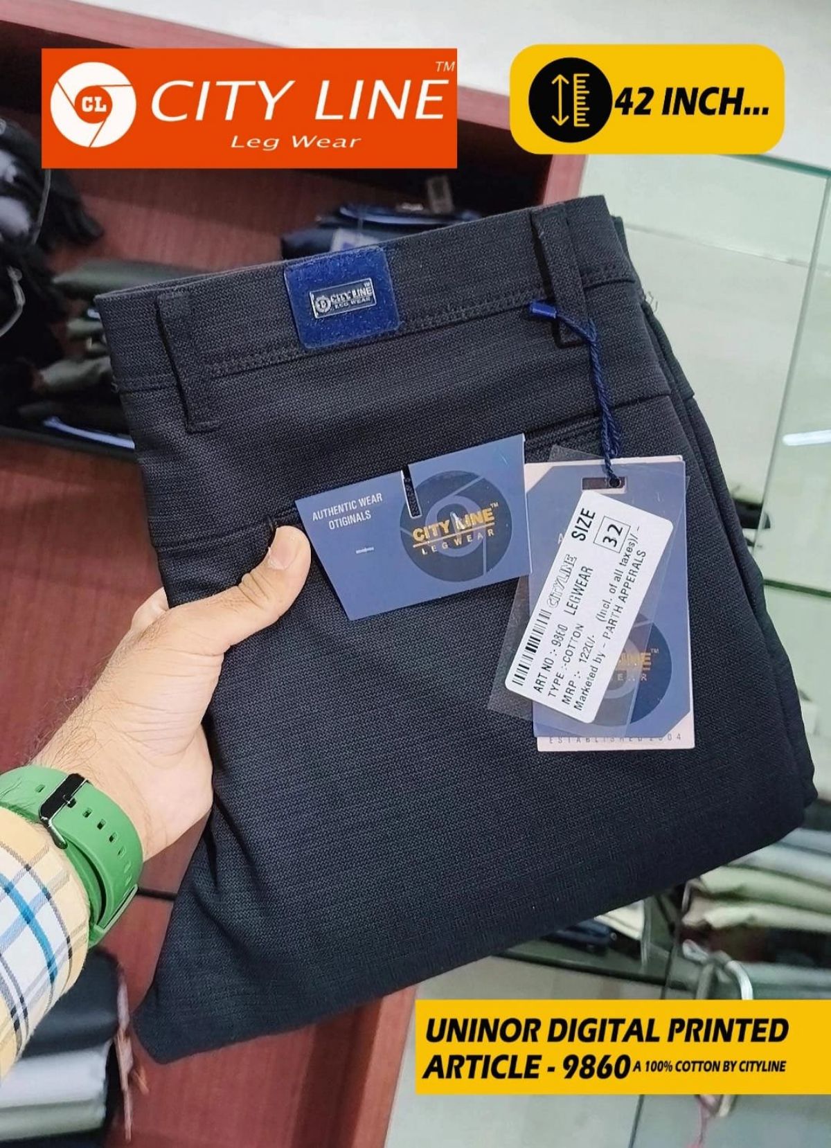 Men's Premium Formal Pants -9860