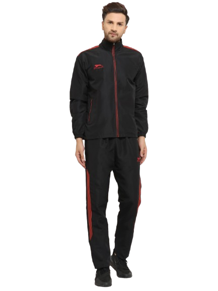 Men's Tracksuit  497A-Black/Red-S-TZ