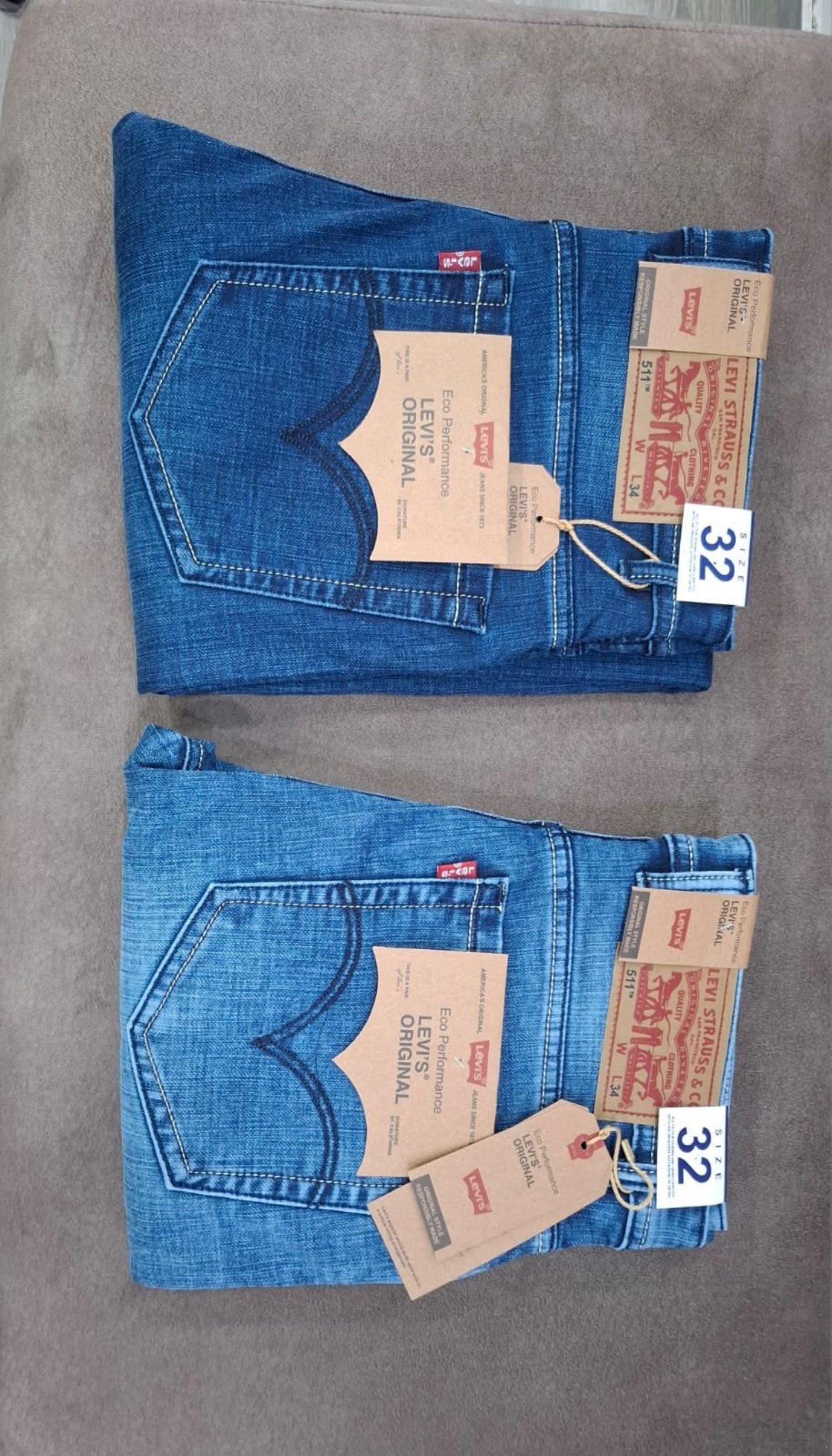 Men's Denim Jeans By Mac Hardy- Blue