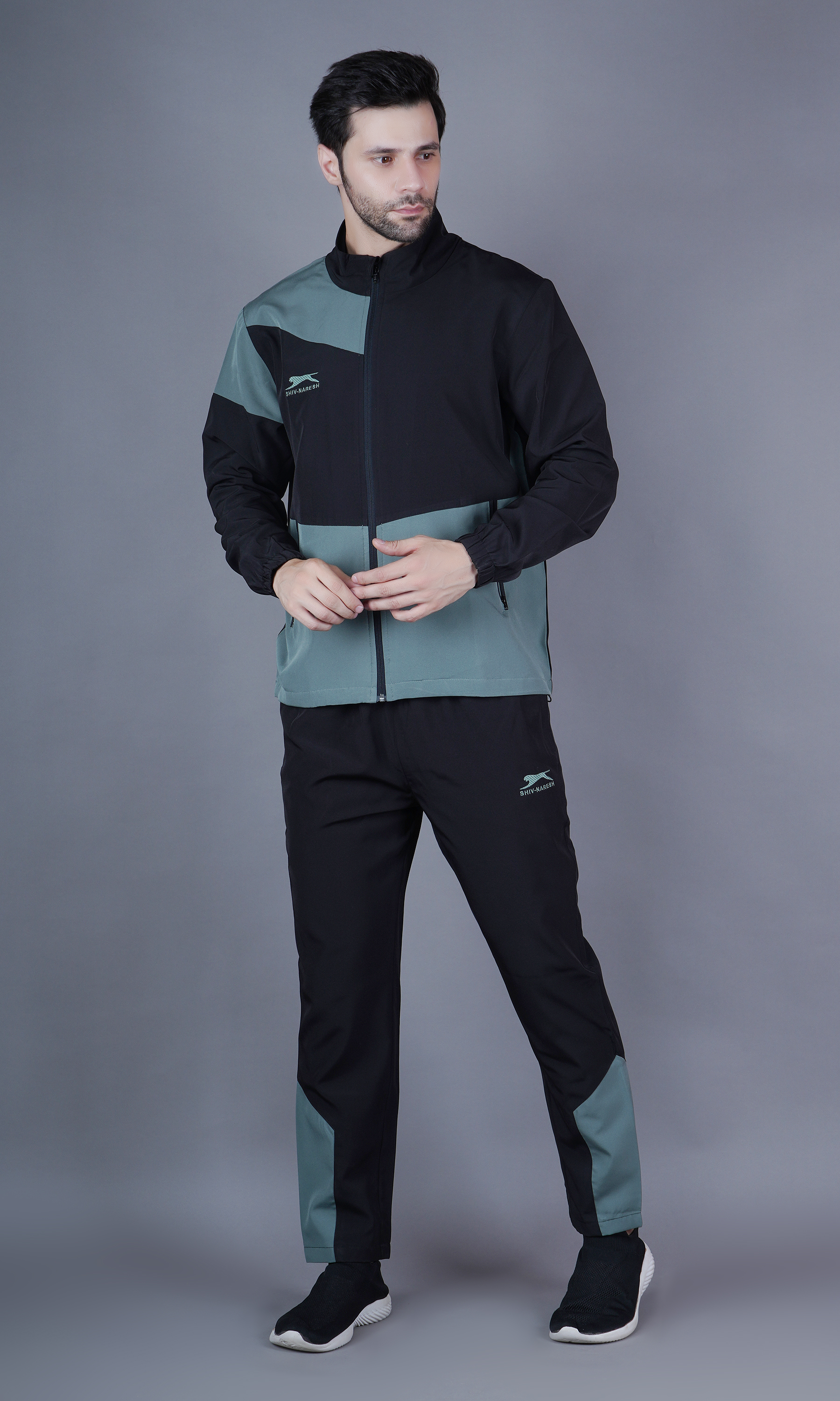 Men's Tracksuit  SNTSW108M-Black/Pista-L