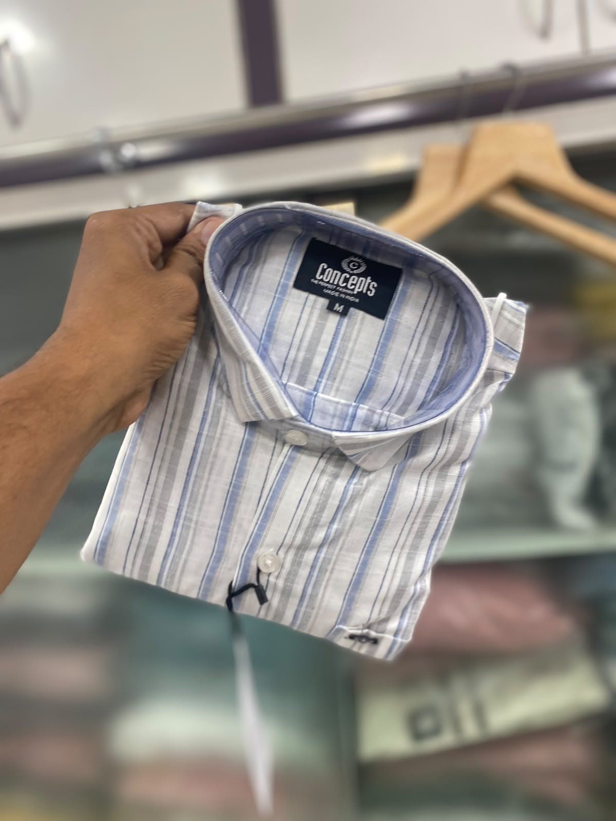 Concepts Men's Shirts Cotton Linen (2XL-4XL)